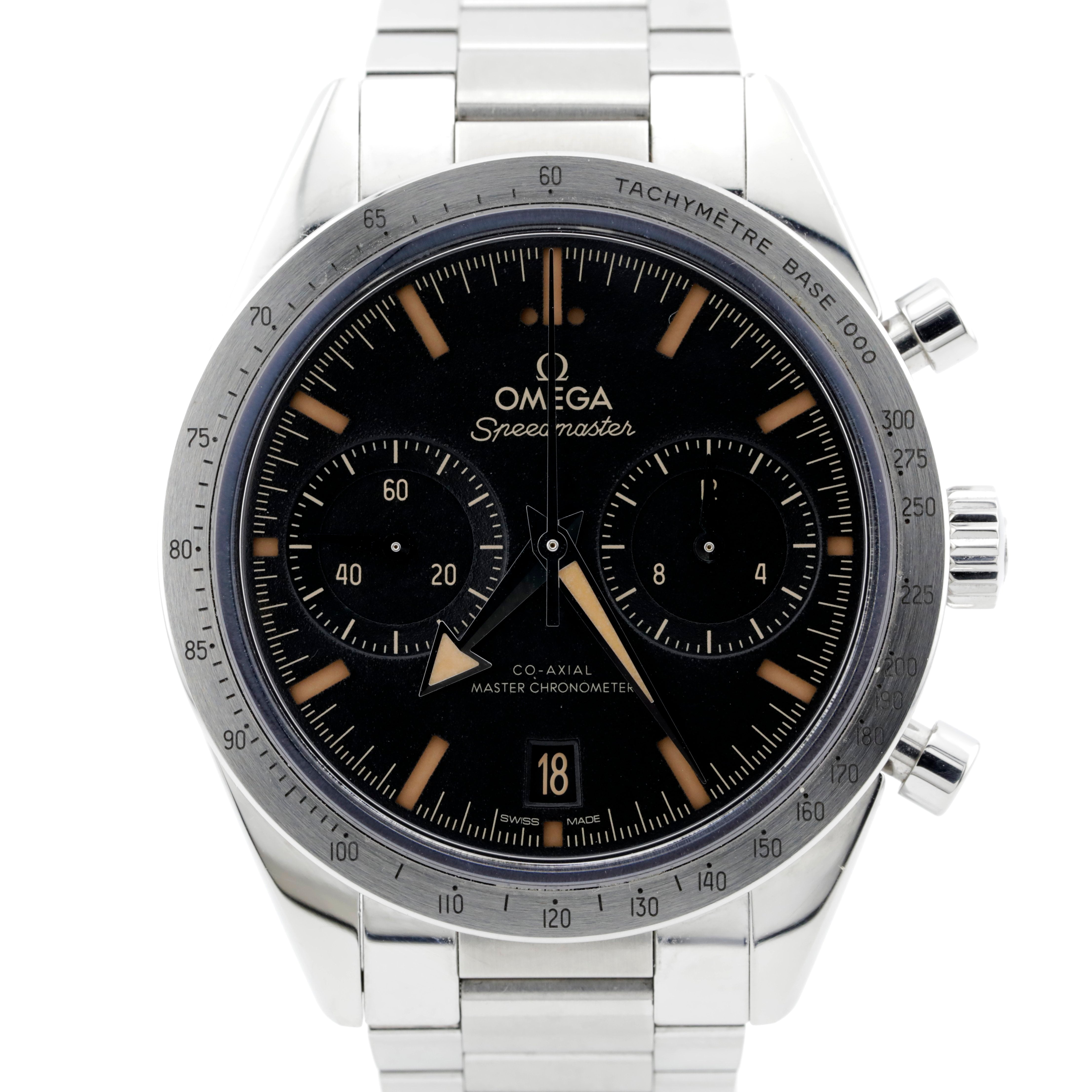 Pre Owned Omega Speedmaster '57 black dial ref# 33210415101001