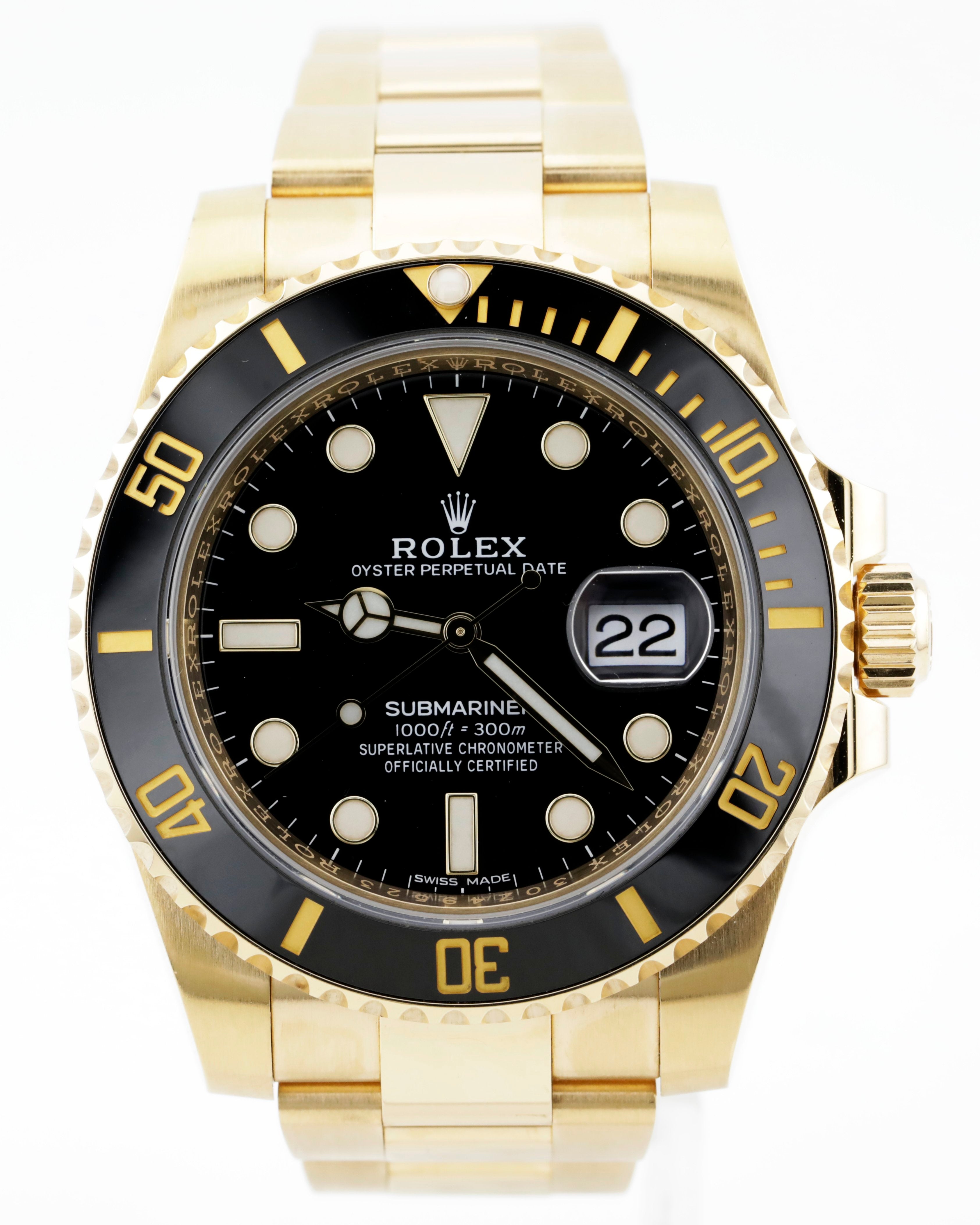 Pre Owned Rolex Submariner Date Ref# 116618LN