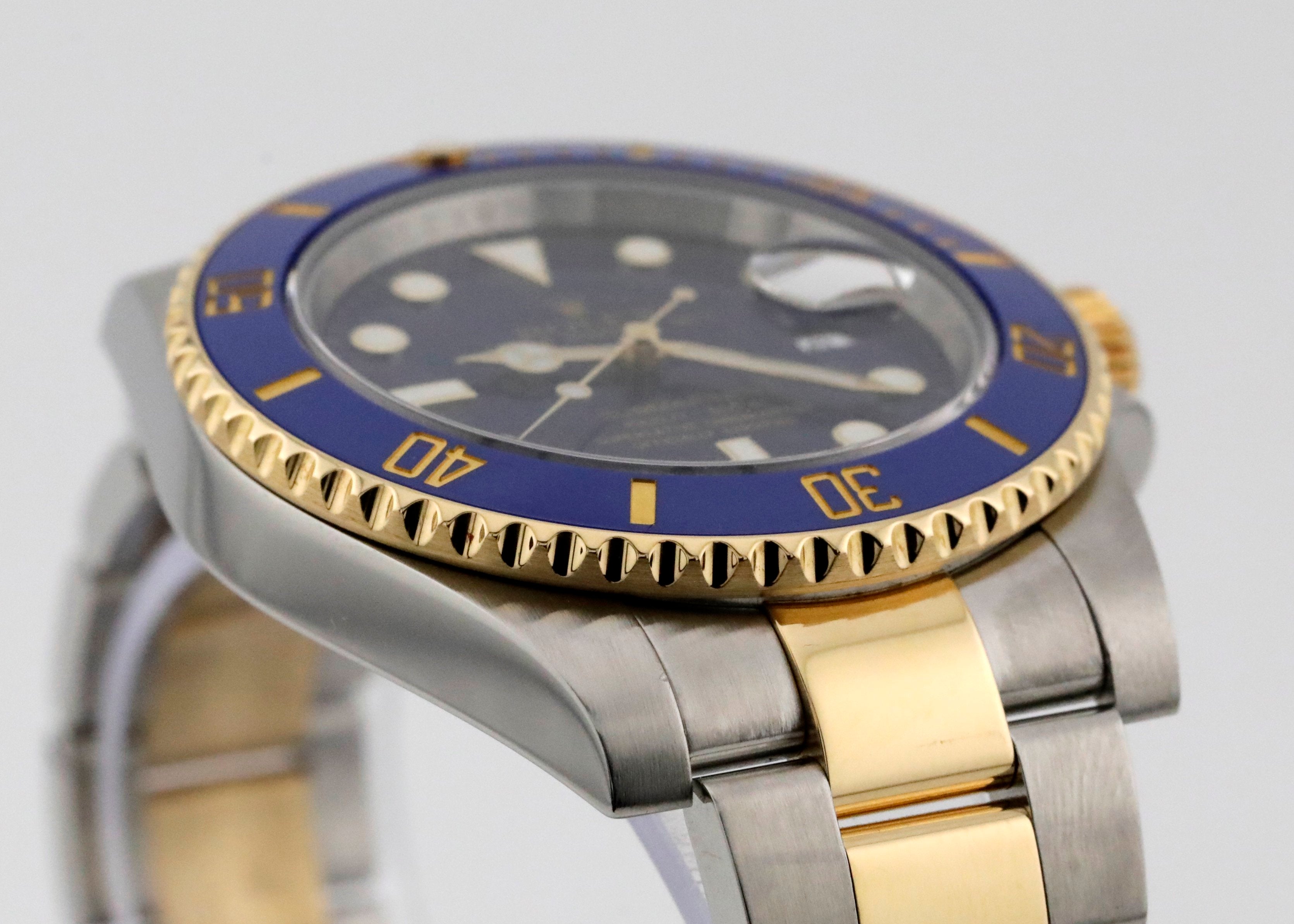 Pre-Owned Rolex Submariner Date, Two Tone, Blue, REF# 116613LB