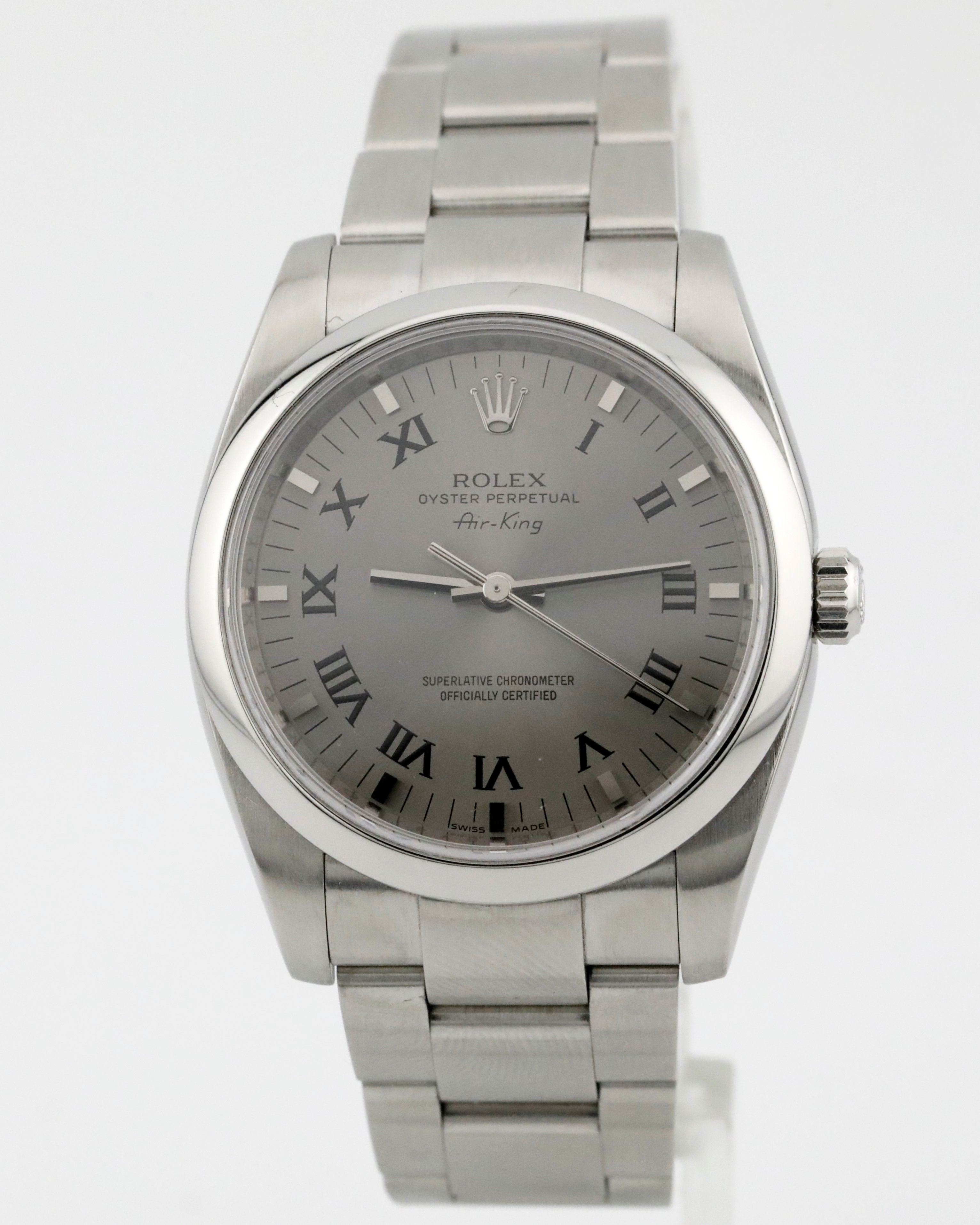 Pre-Owned Rolex Air King Oyster Perpetual 34mm ref. 114200