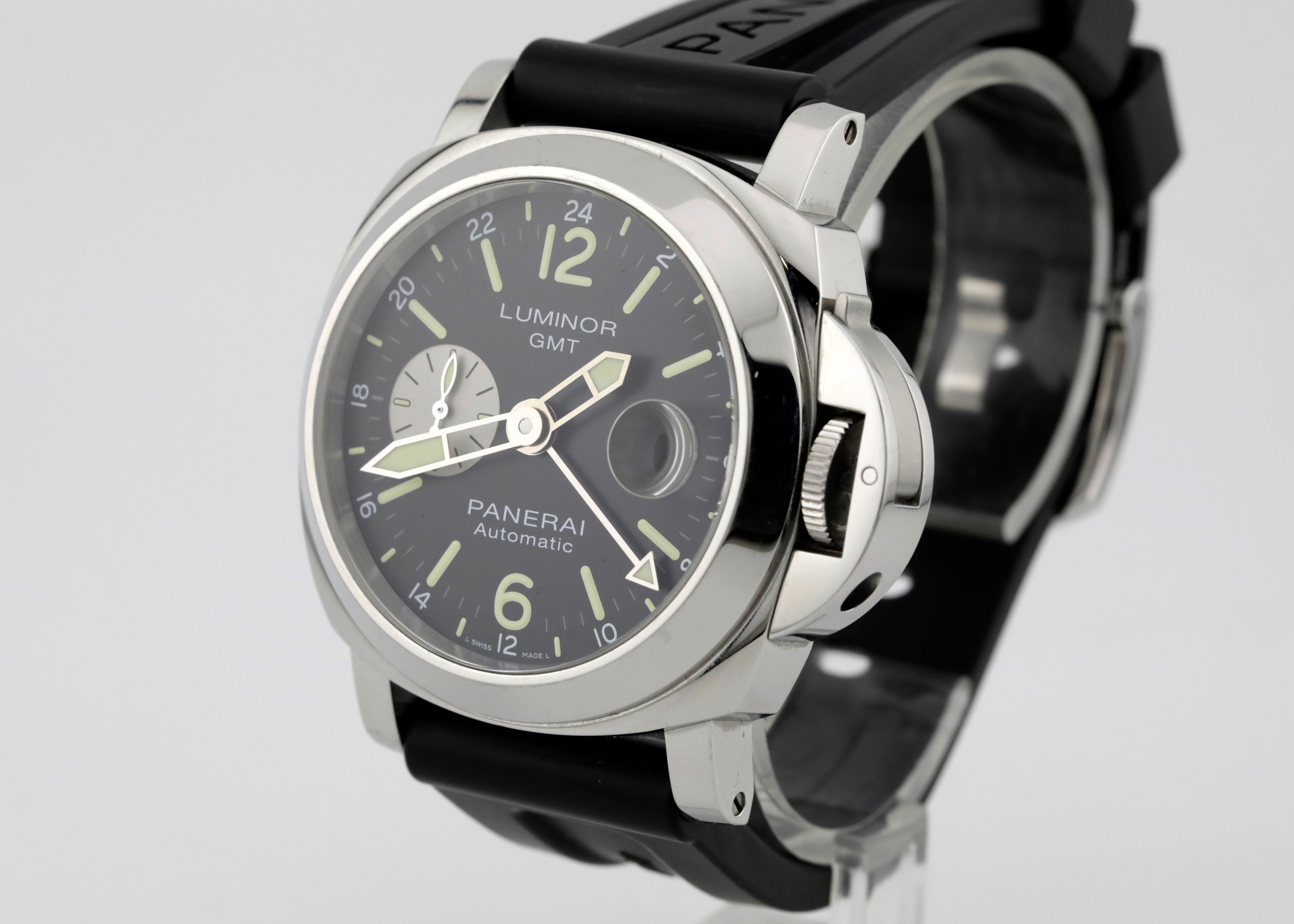 Pre Owned Panerai Luminor 44 GMT Ref# PAM01088
