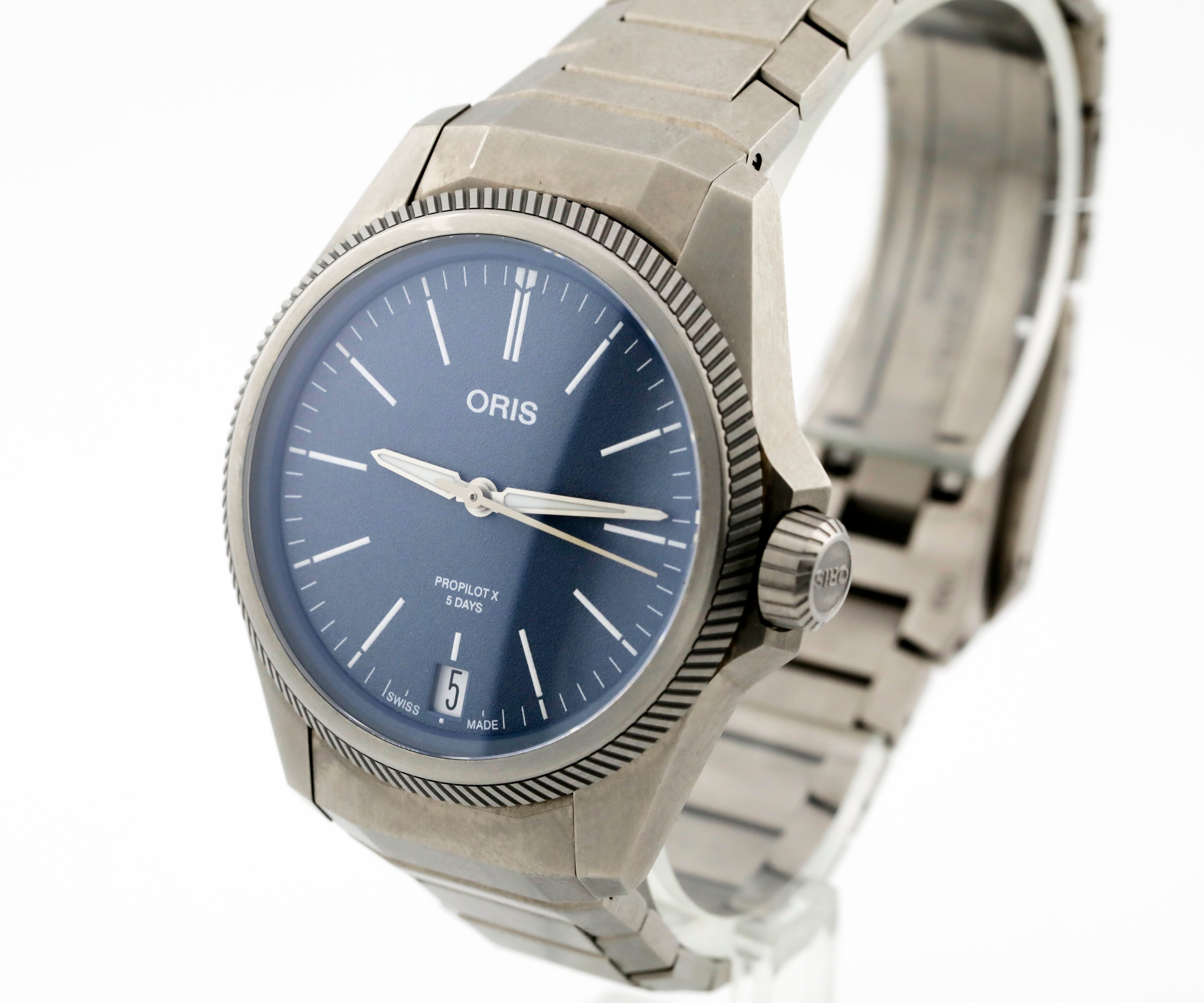 Pre Owned Oris Propilot X Calibre 400 Ref# 01 400 7778 7155