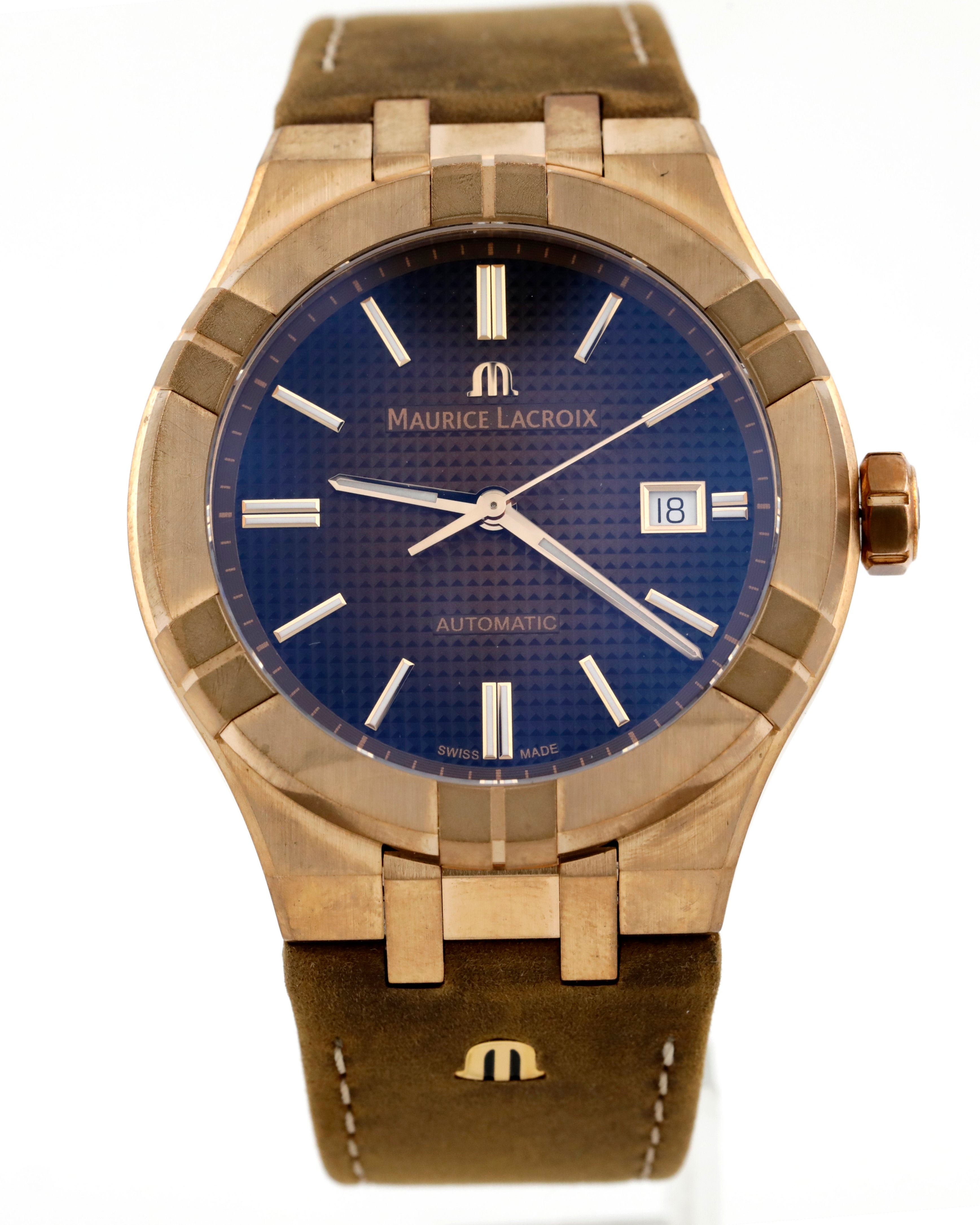 Pre Owned Maurice Lacroix AIKON Ref# AI6008-BRZ01-730-3