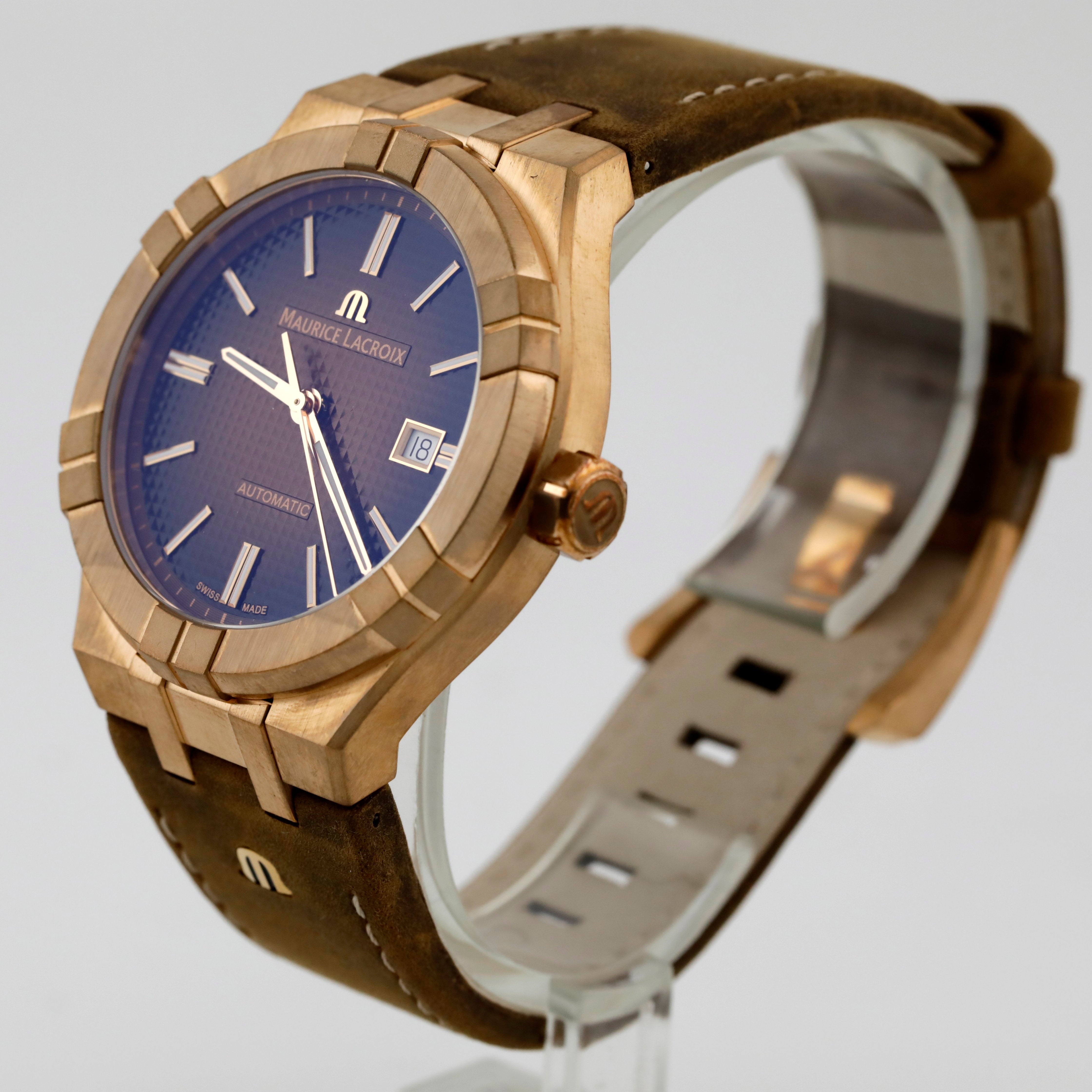 Pre Owned Maurice Lacroix AIKON Ref# AI6008-BRZ01-730-3