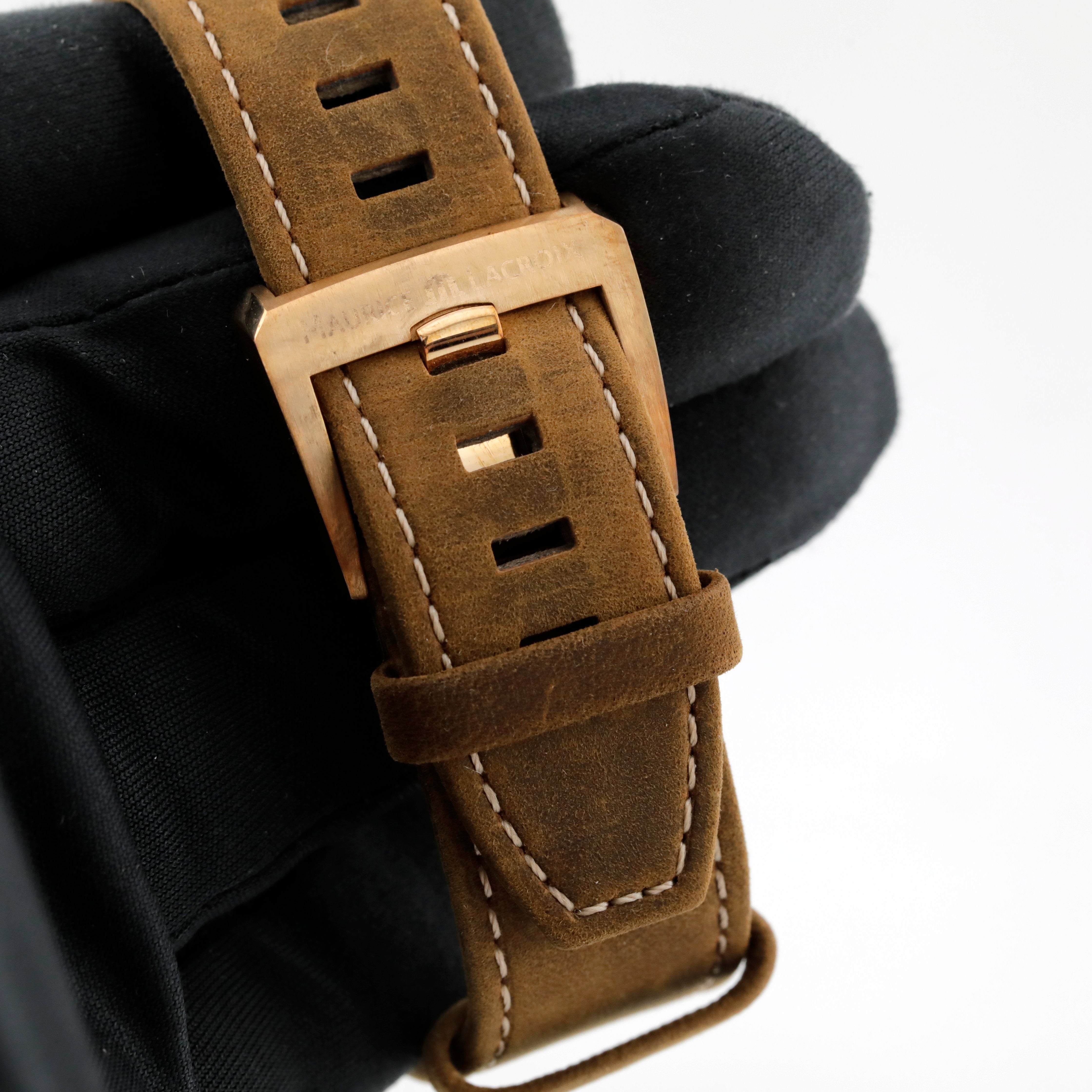 Pre Owned Maurice Lacroix AIKON Ref# AI6008-BRZ01-730-3