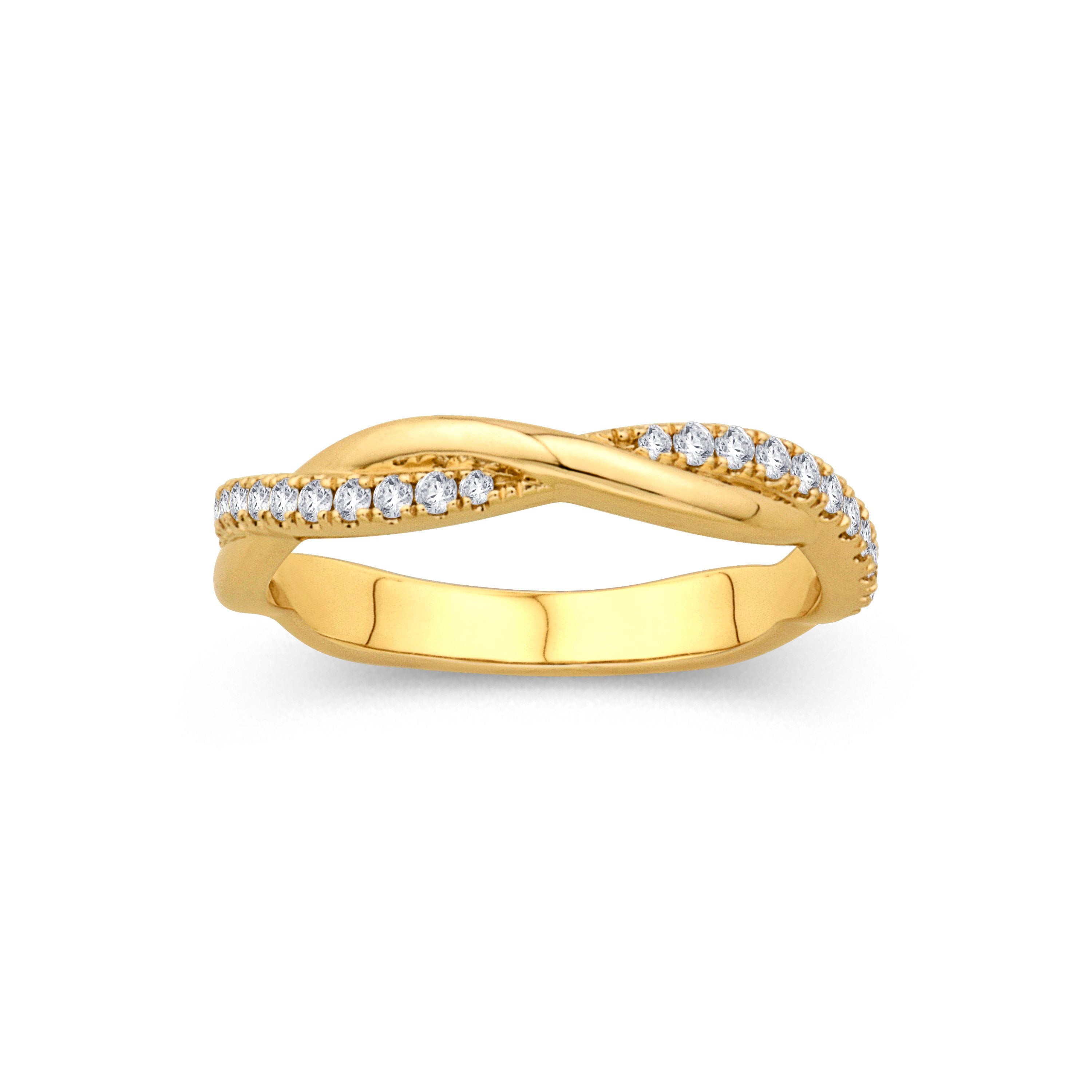 Twist Diamond Band