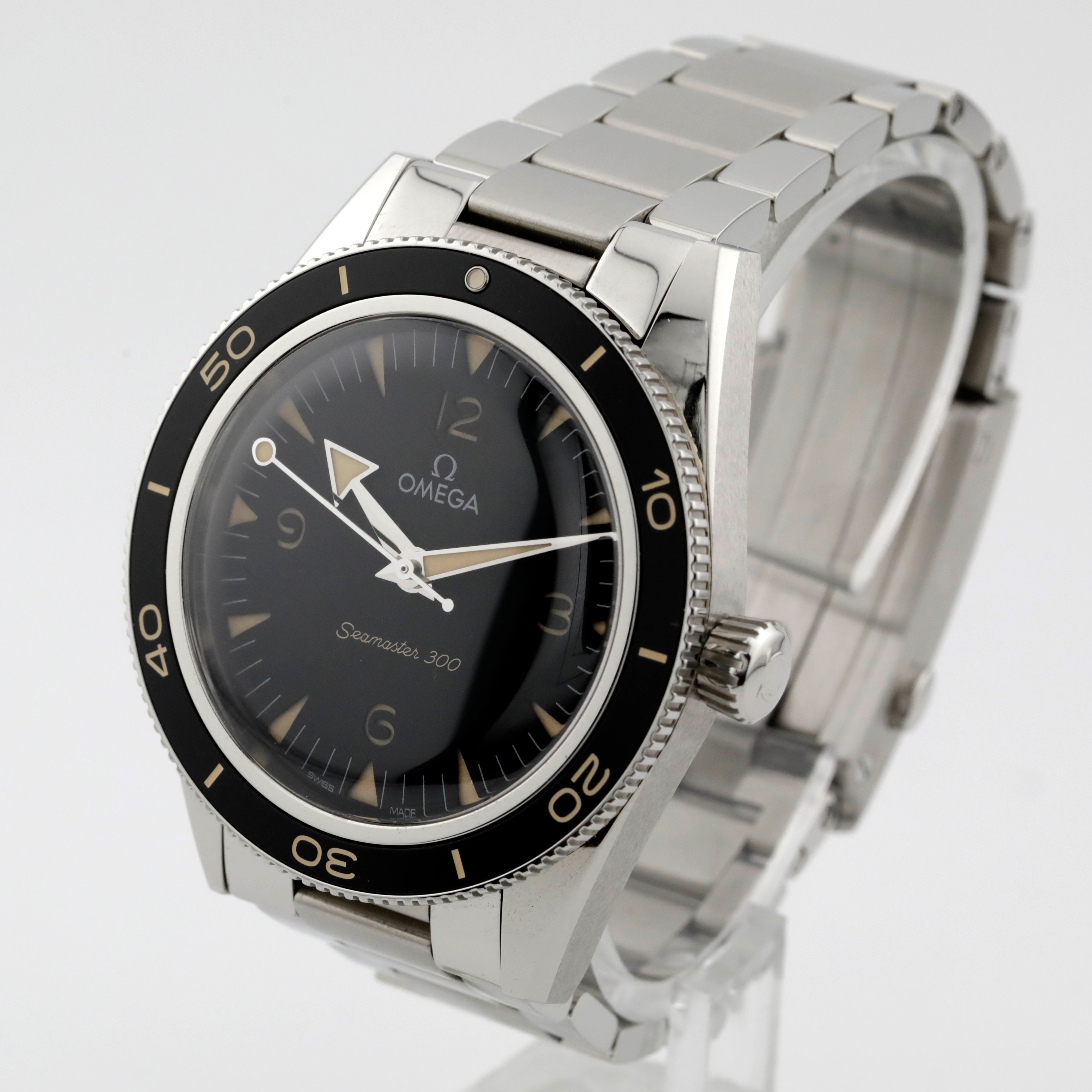 Pre-Owned Omega Seamaster 300, 41mm, black dial, Ref # 23430412101001