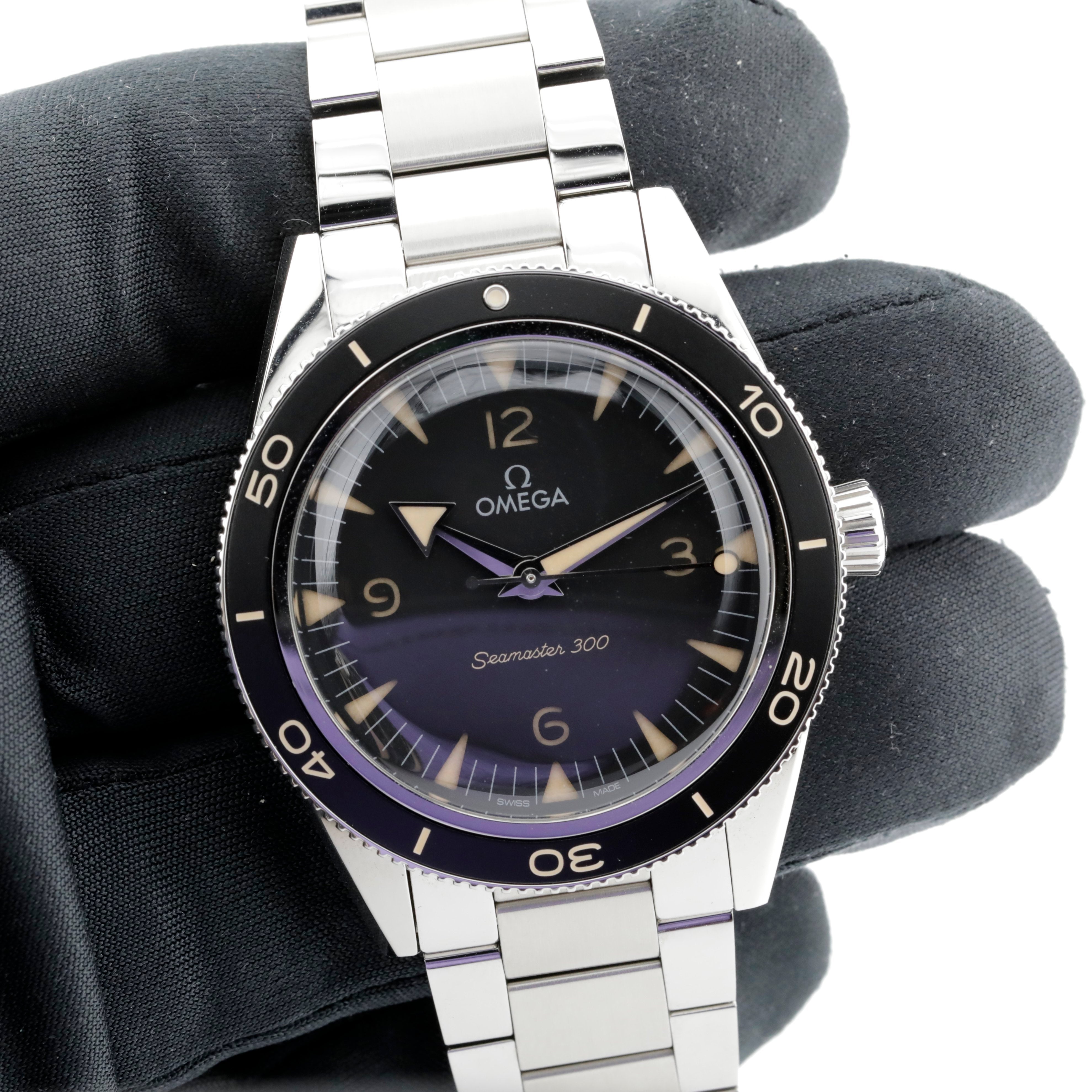 Pre-Owned Omega Seamaster 300, 41mm, black dial, Ref # 23430412101001