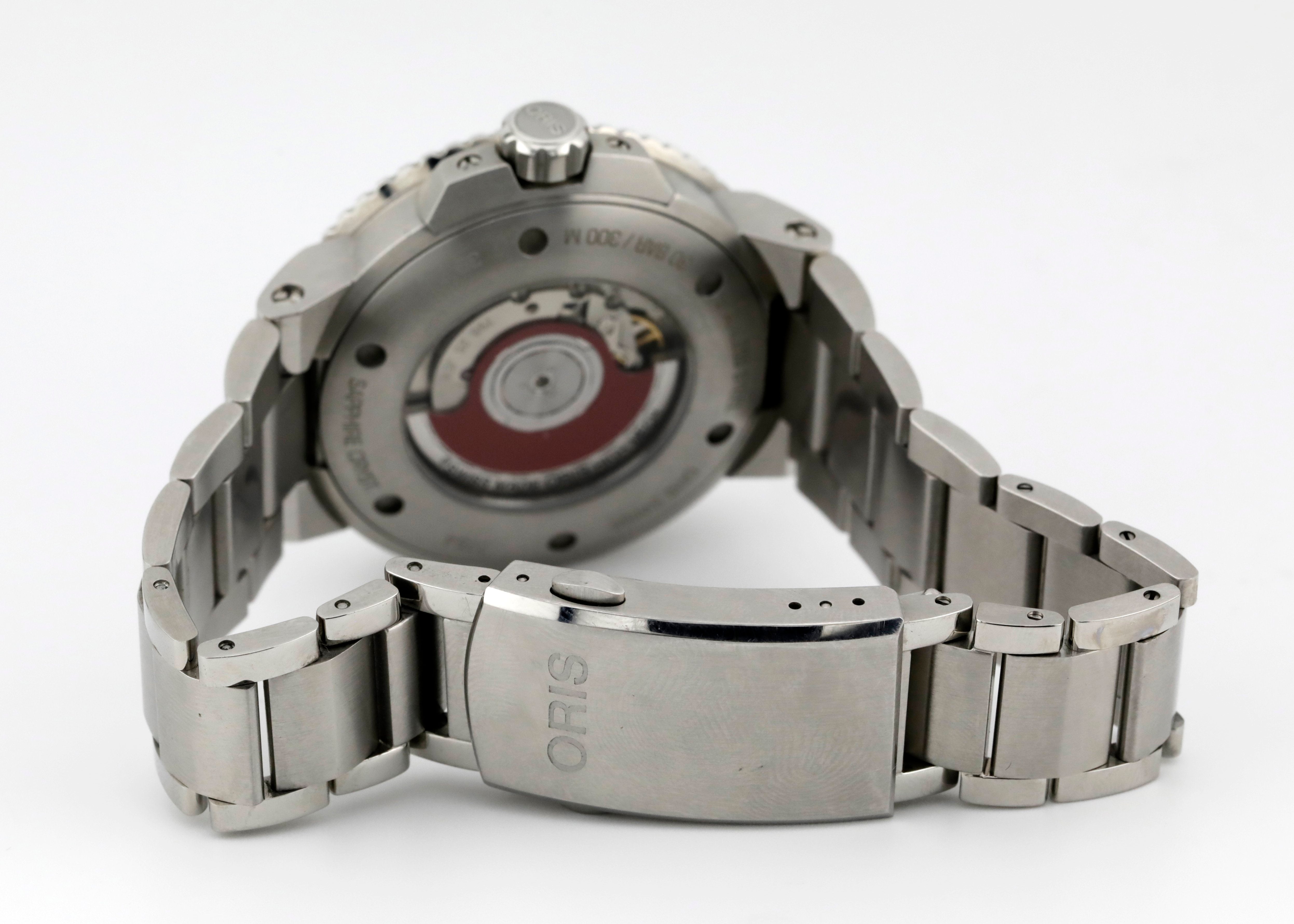 Pre Owned Oris Aquis Date GMT Ref# 01798775441350742465EB