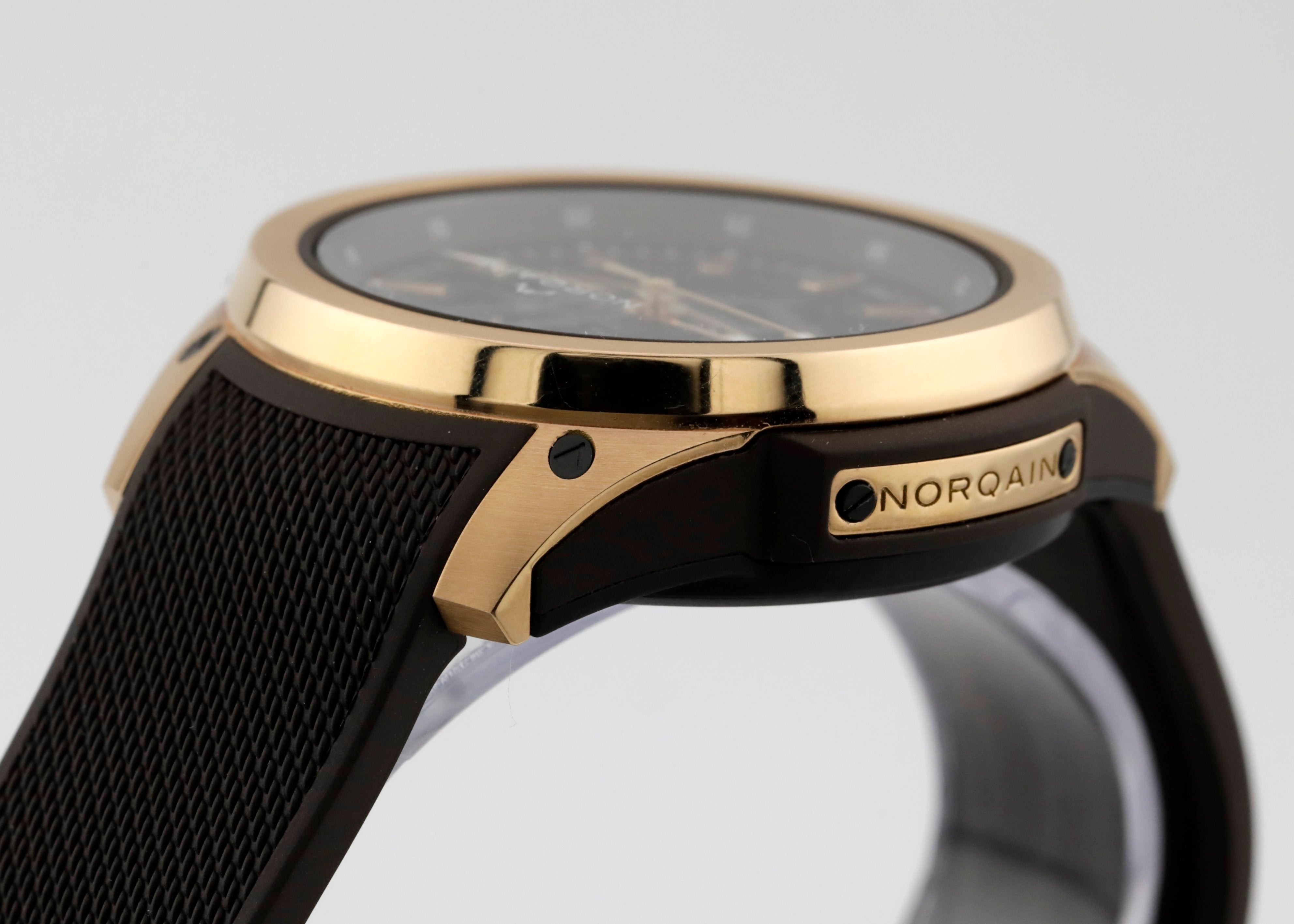 Pre Owned Norqain Wild One Skeleton 18k Red Gold Ref# N3000.07G04.N01.R01