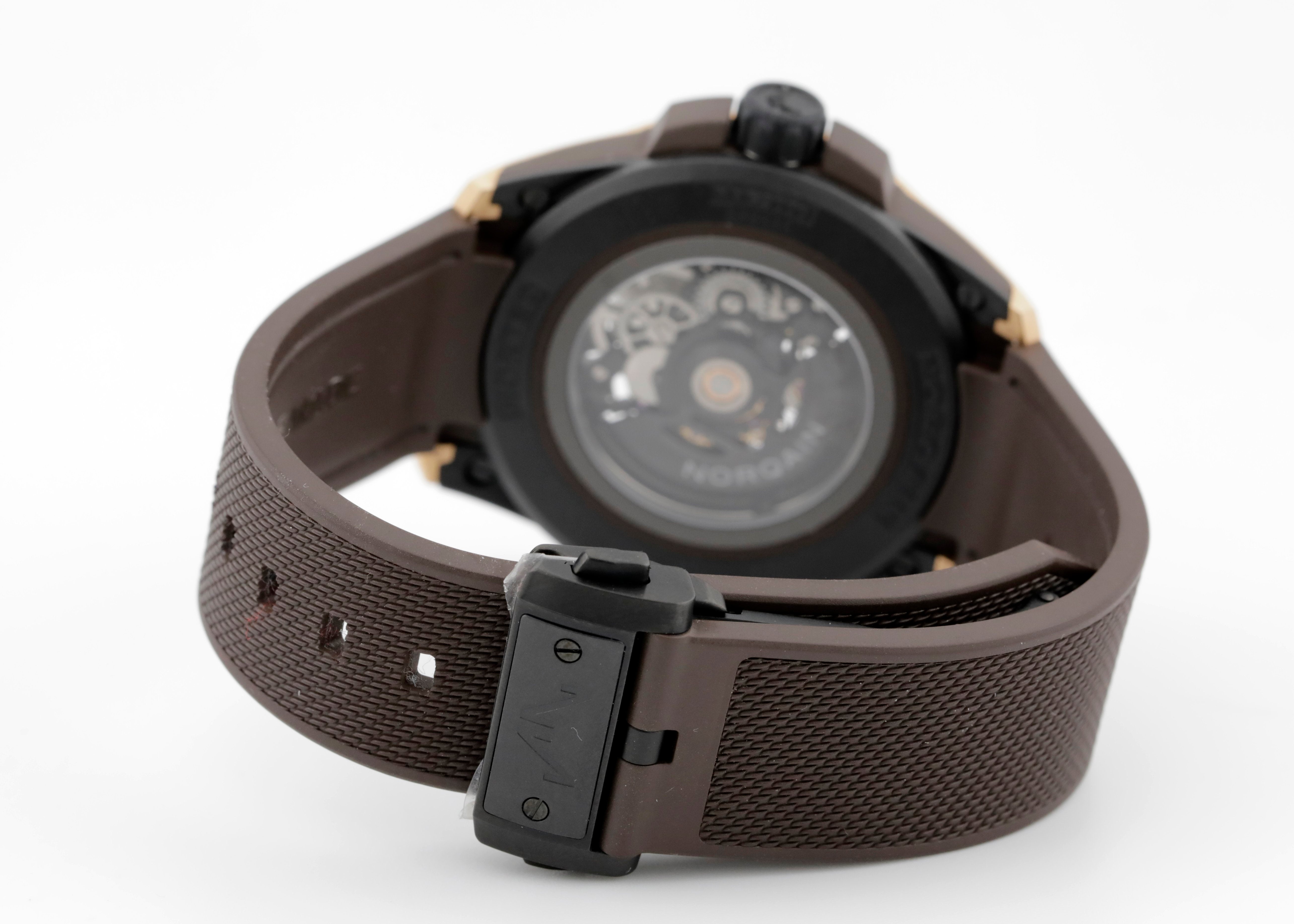 Pre Owned Norqain Wild One Skeleton 18k Red Gold Ref# N3000.07G04.N01.R01