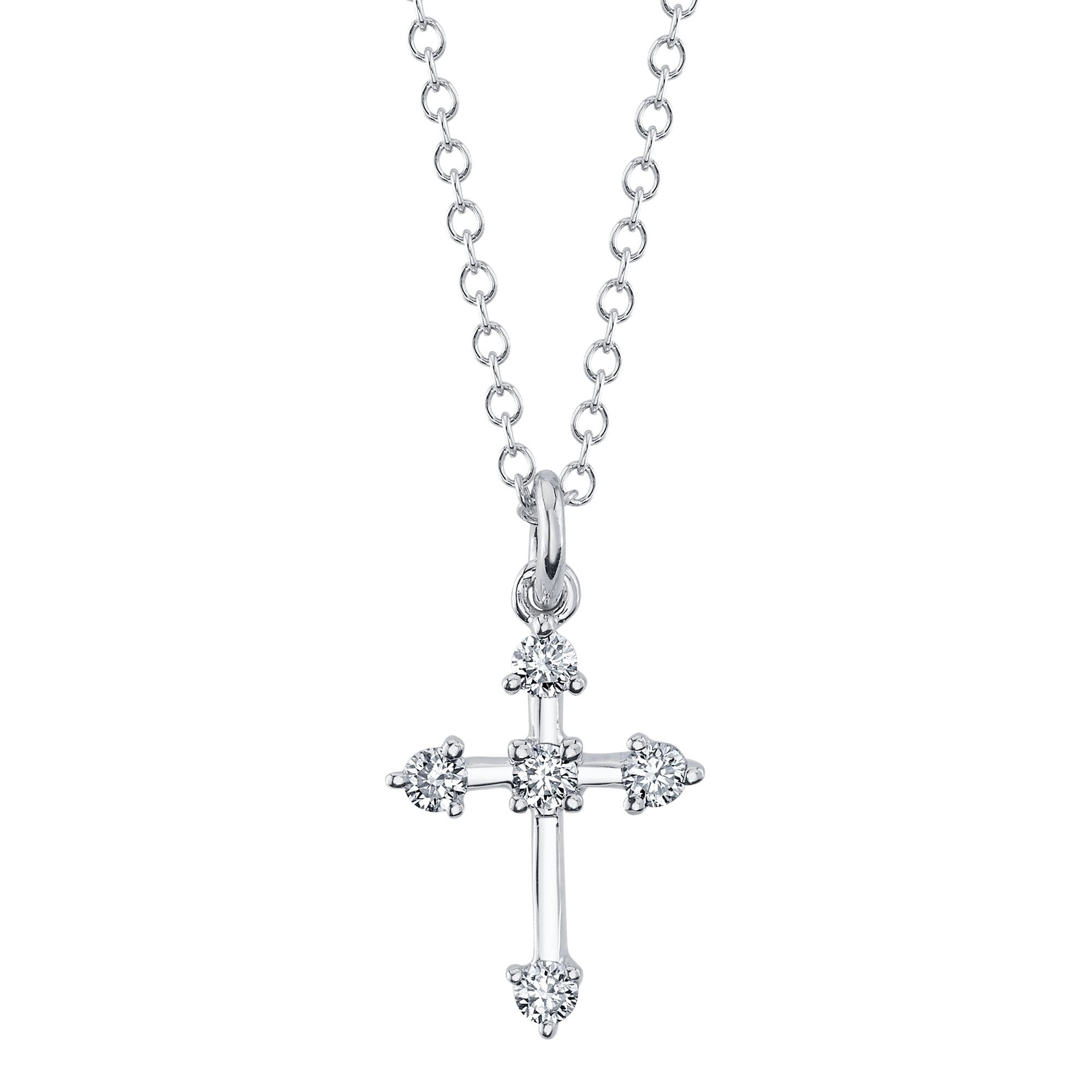 Shy Creation Diamond Cross Pendant