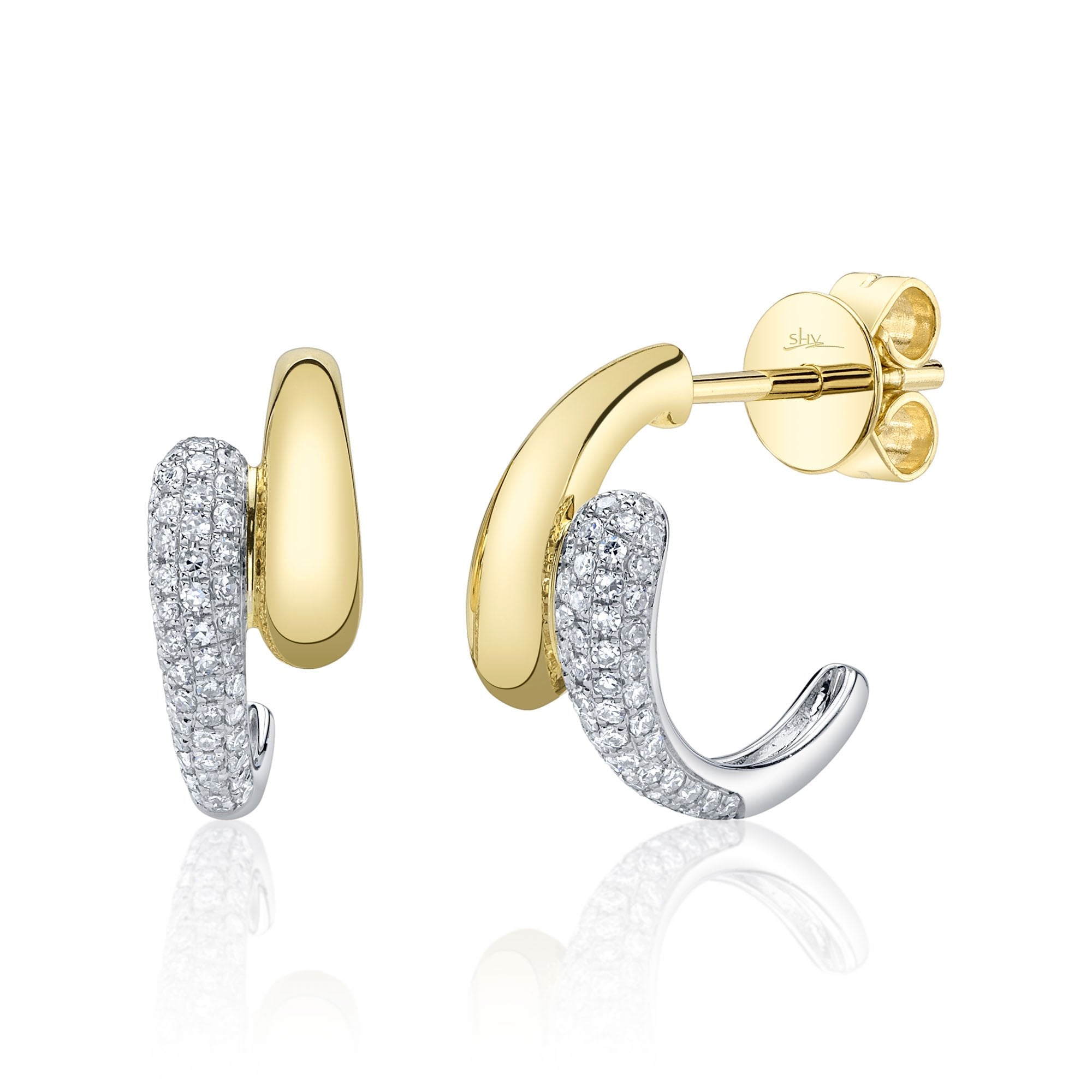 Shy Creation Diamond Fashion Earrings
