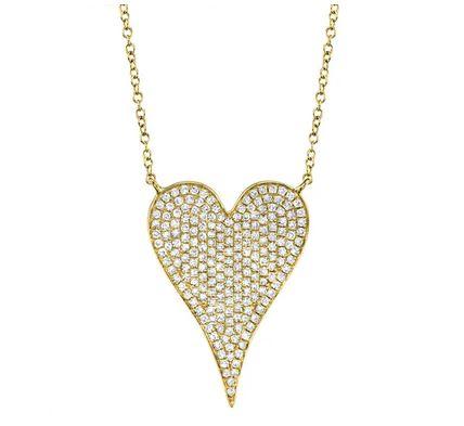 Shy Creation Diamond Heart Necklace