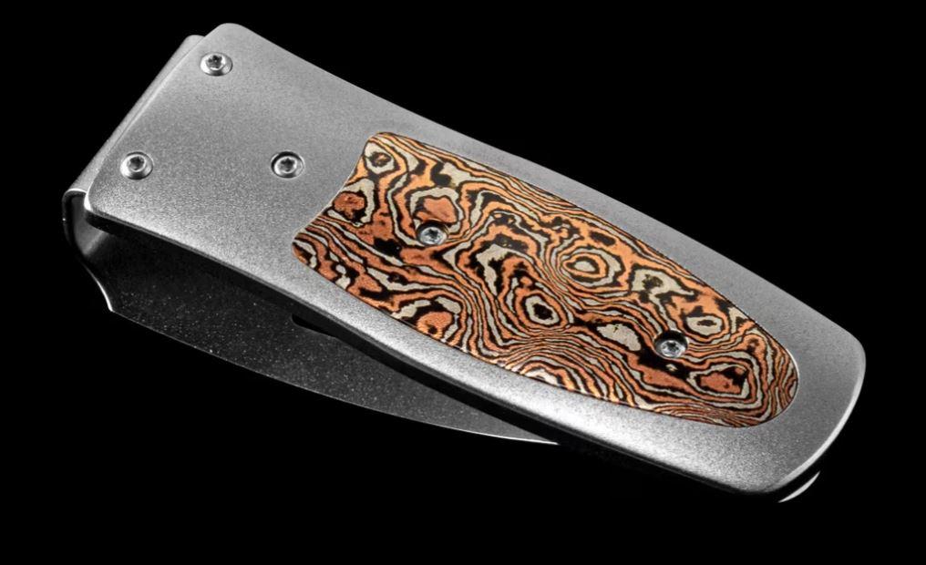 William Henry Raindrops Titanium Money Clip
