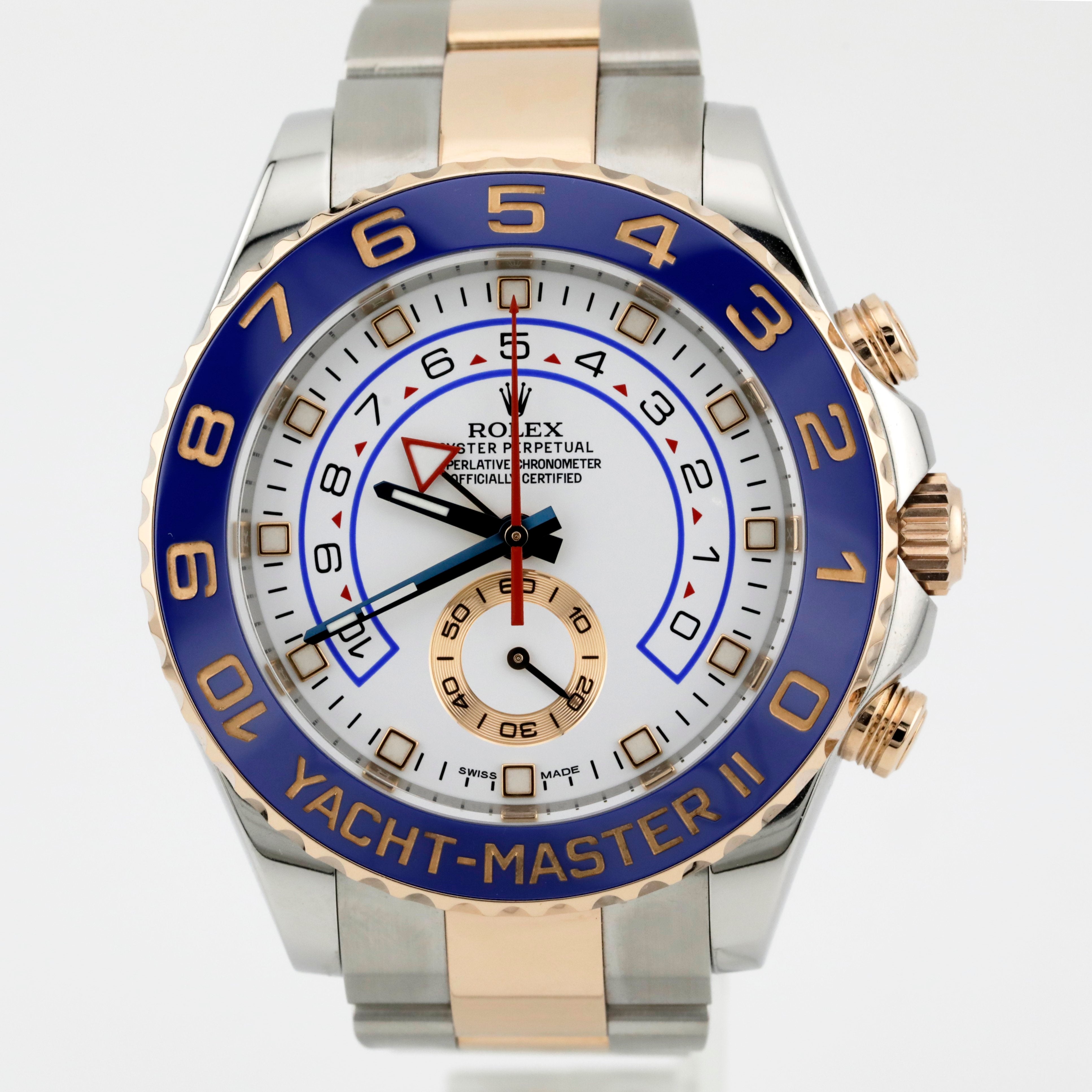 Certified Pre Owned Rolex Yacht-Master II Ref# 116681