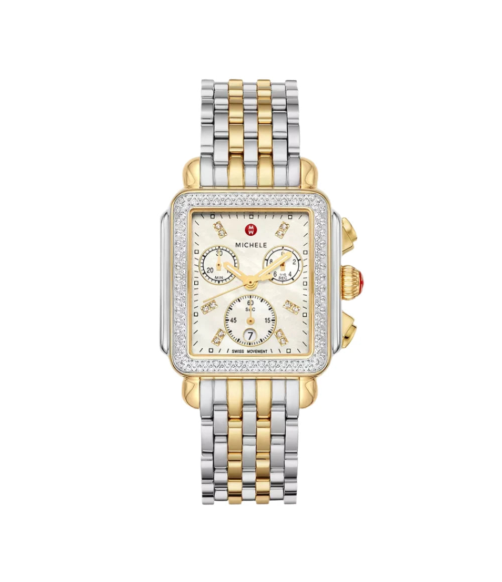 Michele Deco Two-Tone 18k Gold-Plated Ref# MWW06A000776
