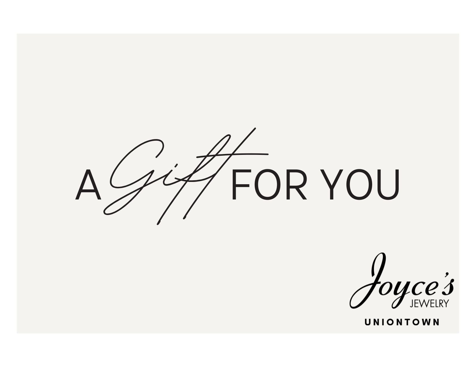 Joyce's Jewelry e-gift card