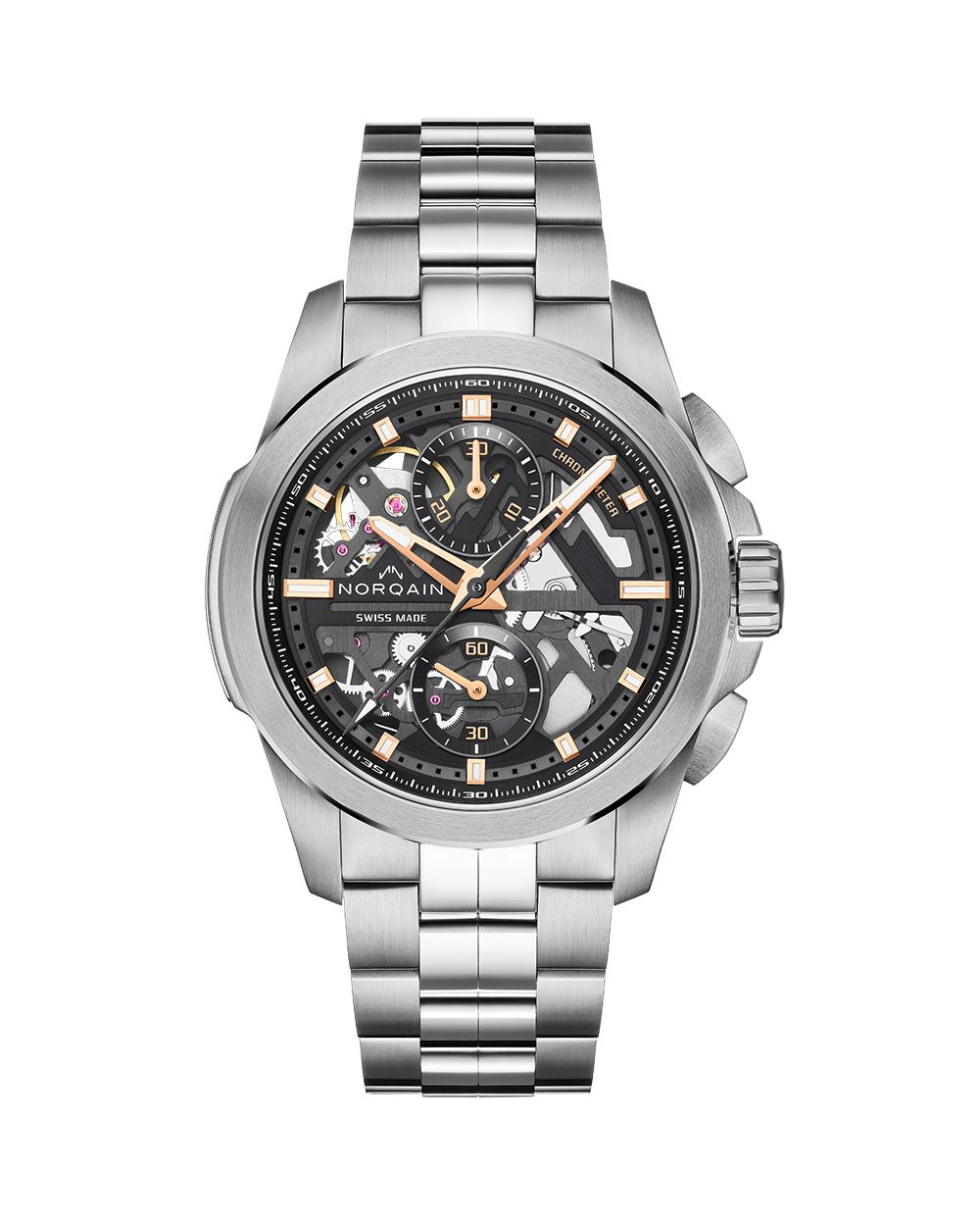 Norqain Independence Skeleton Chrono 42 Ref# NN3200SC/B323/102SKC