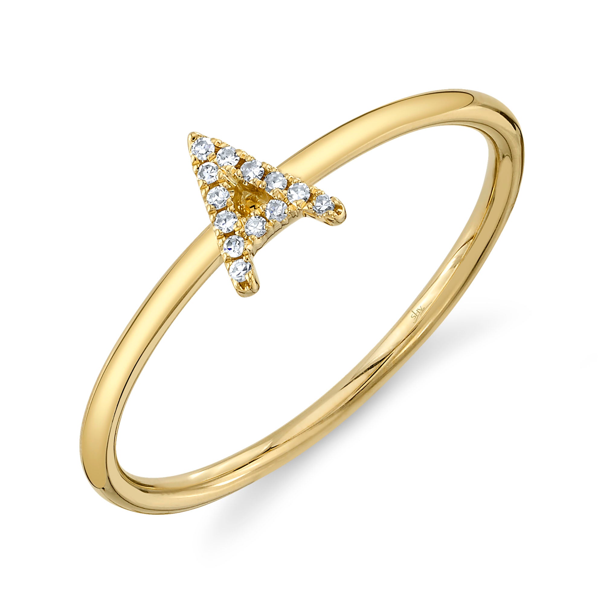 Shy Creation Diamond "A" RING