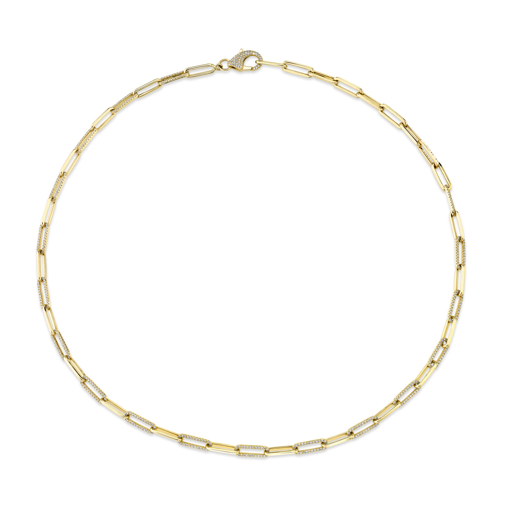 Shy Creation Diamond Link Necklace