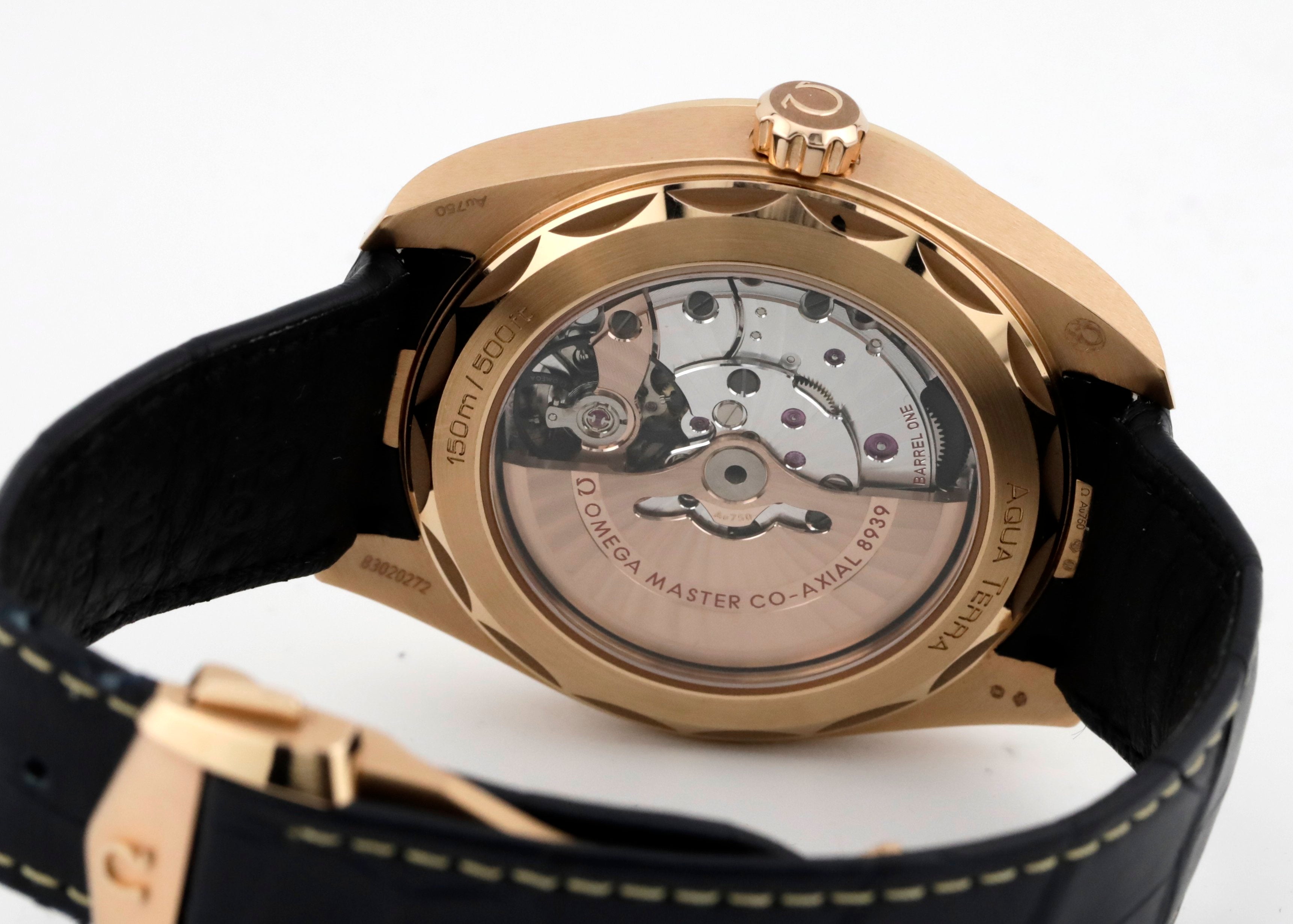 Pre Owned Omega Seamaster Aqua Terra Worldtimer Sedna Gold Ref# 22053432202001