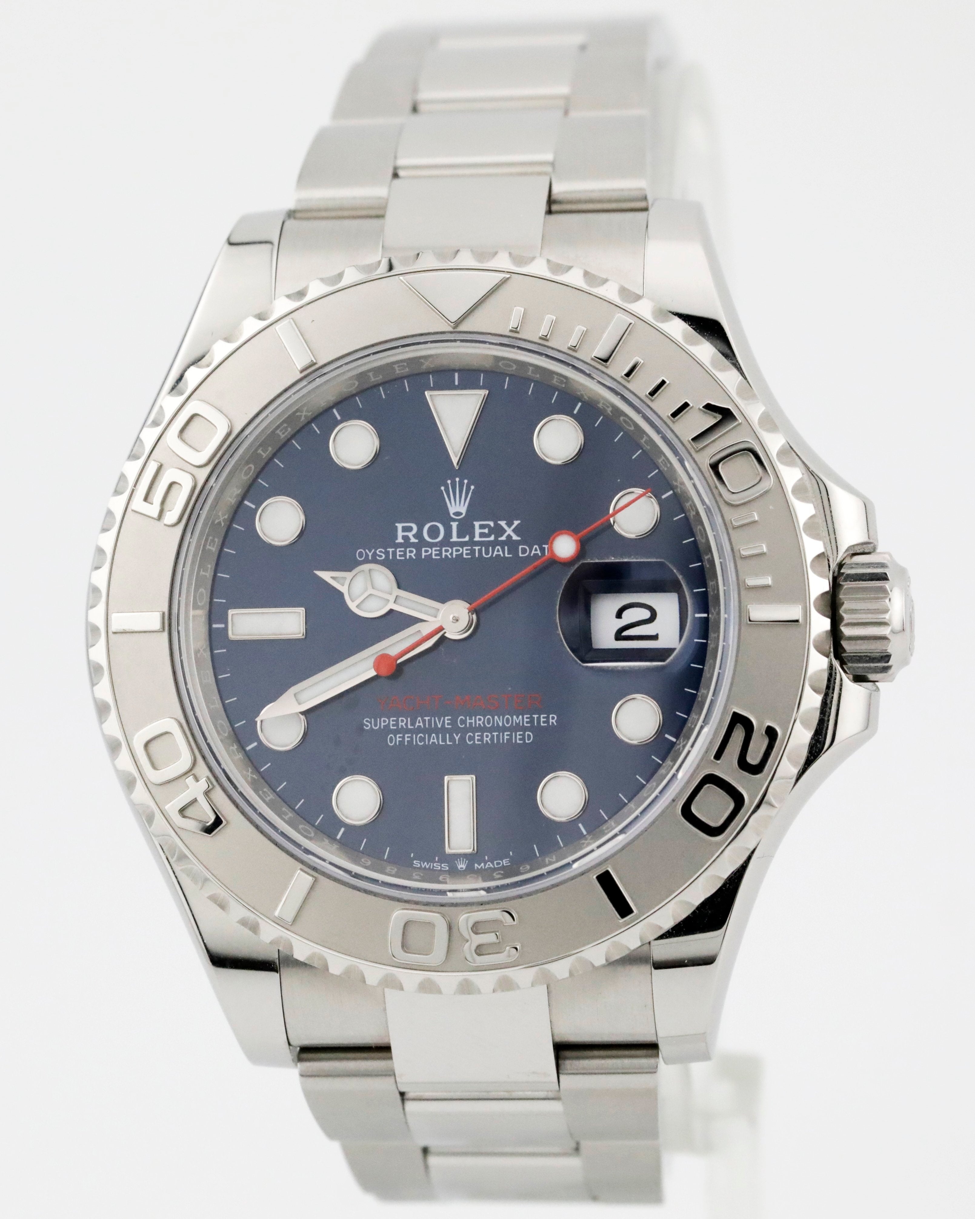 Pre Owned Rolex Yachtmaster, Blue dial, ref. 126622