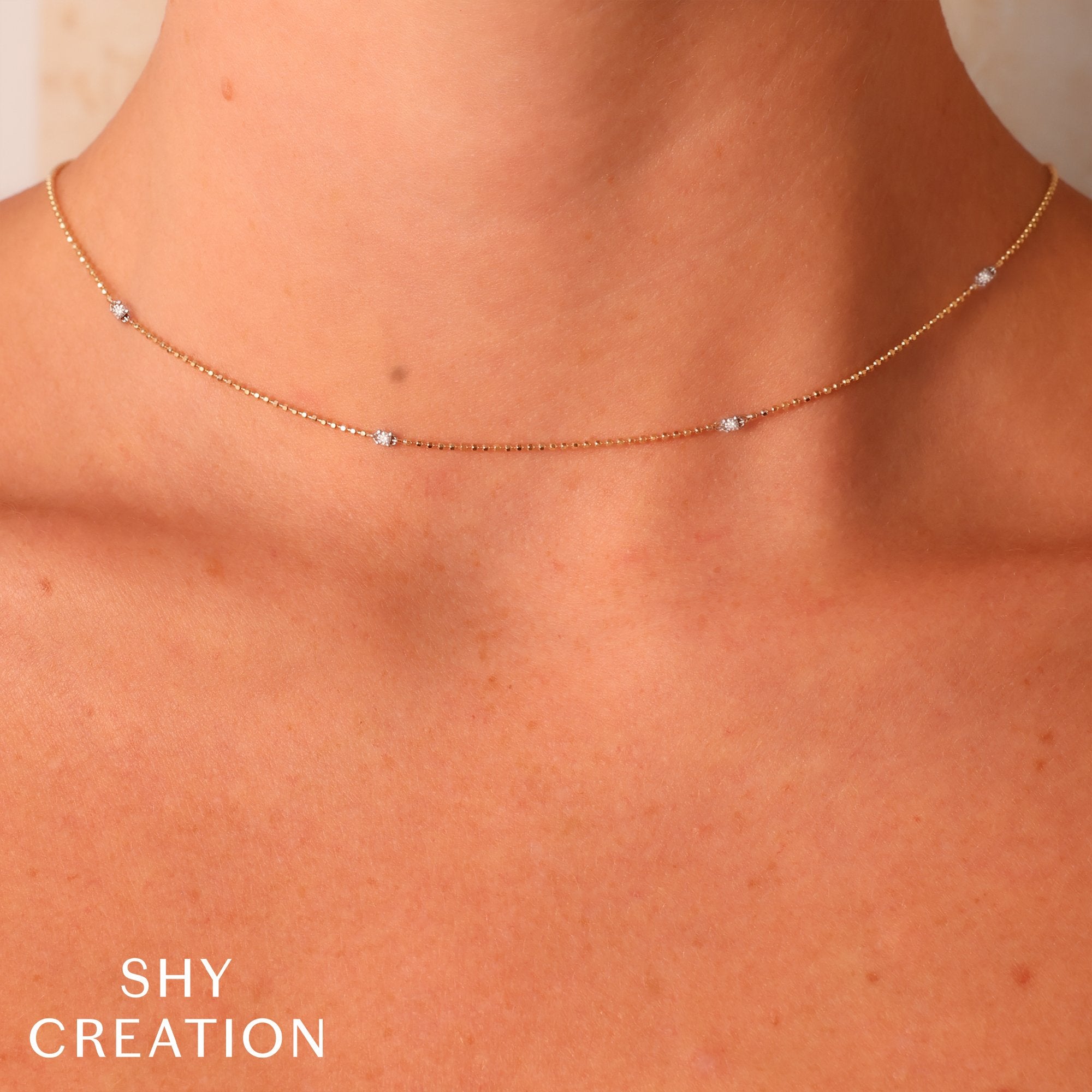 Shy Creation Diamond Necklace