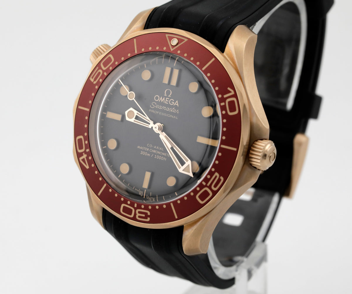 Pre Owned Omega Seamaster Diver 300m Bronze Gold Ref# 21092422001003