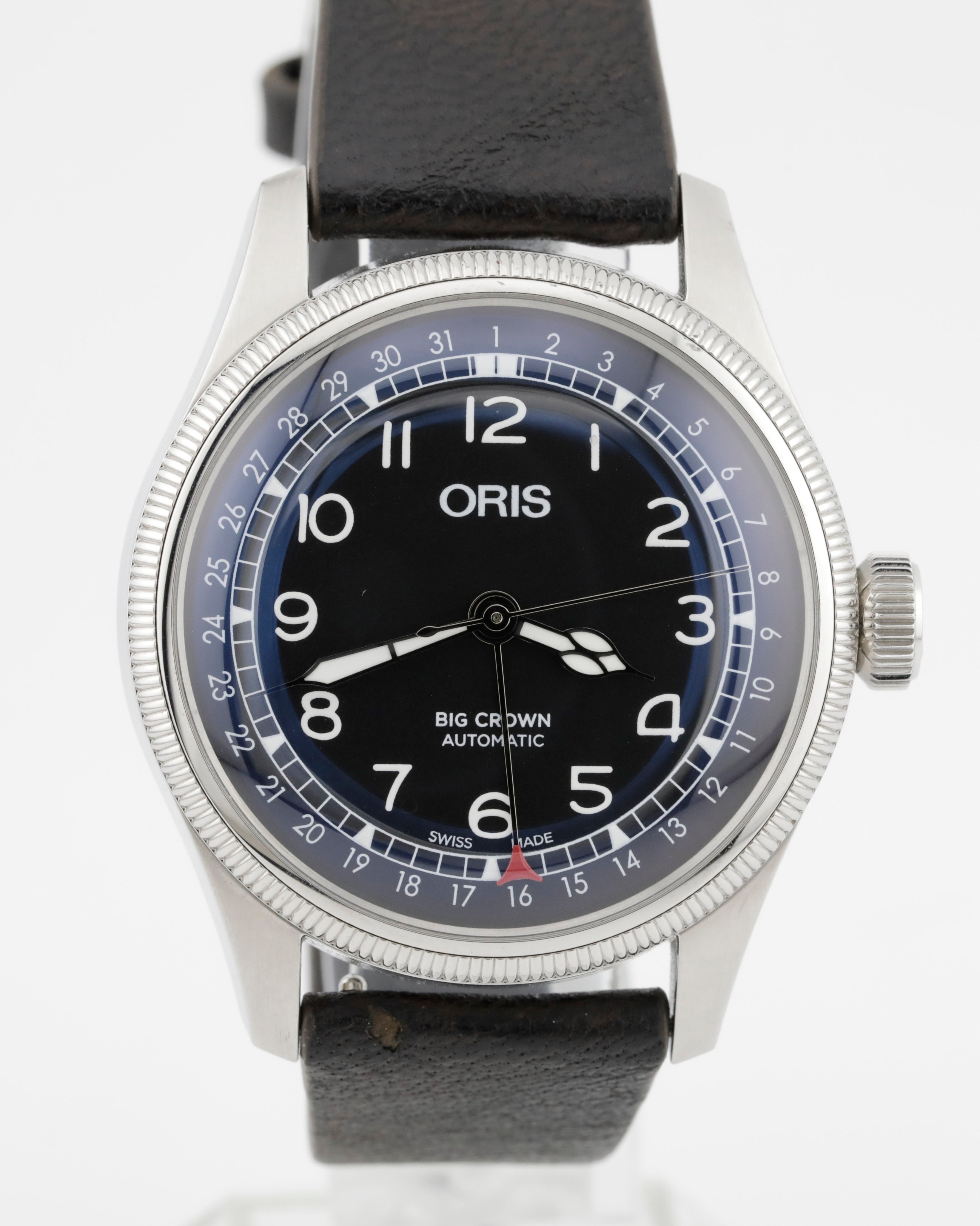 Pre Owned Oris Waldenburgerbahn Big Crown Limited Edition 0175477854084-set