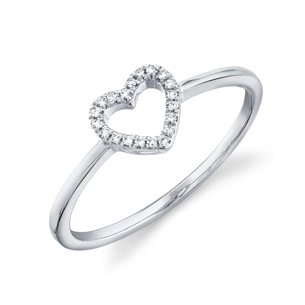 Shy Creation Diamond Heart Ring