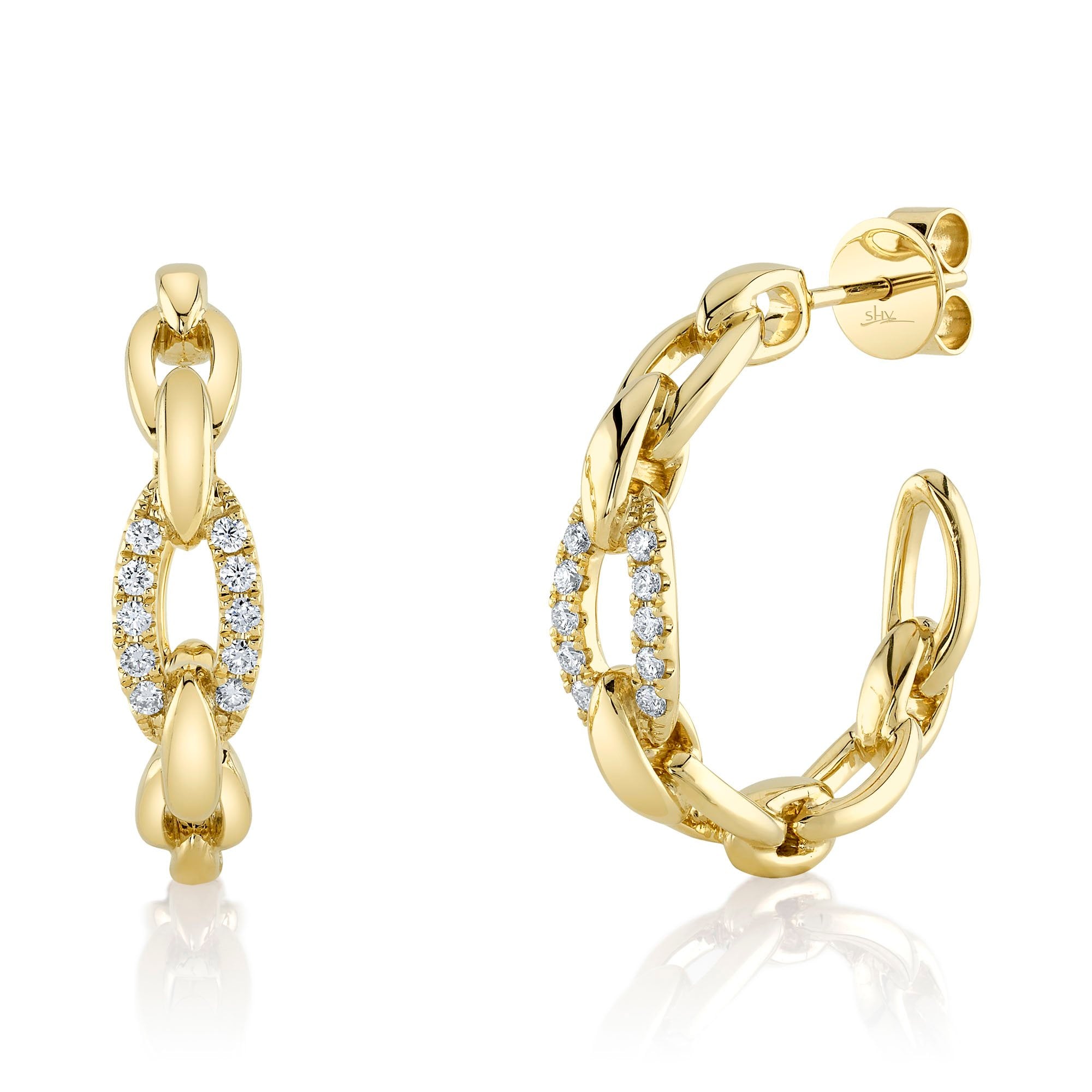 Shy Creation Hoop Earrings