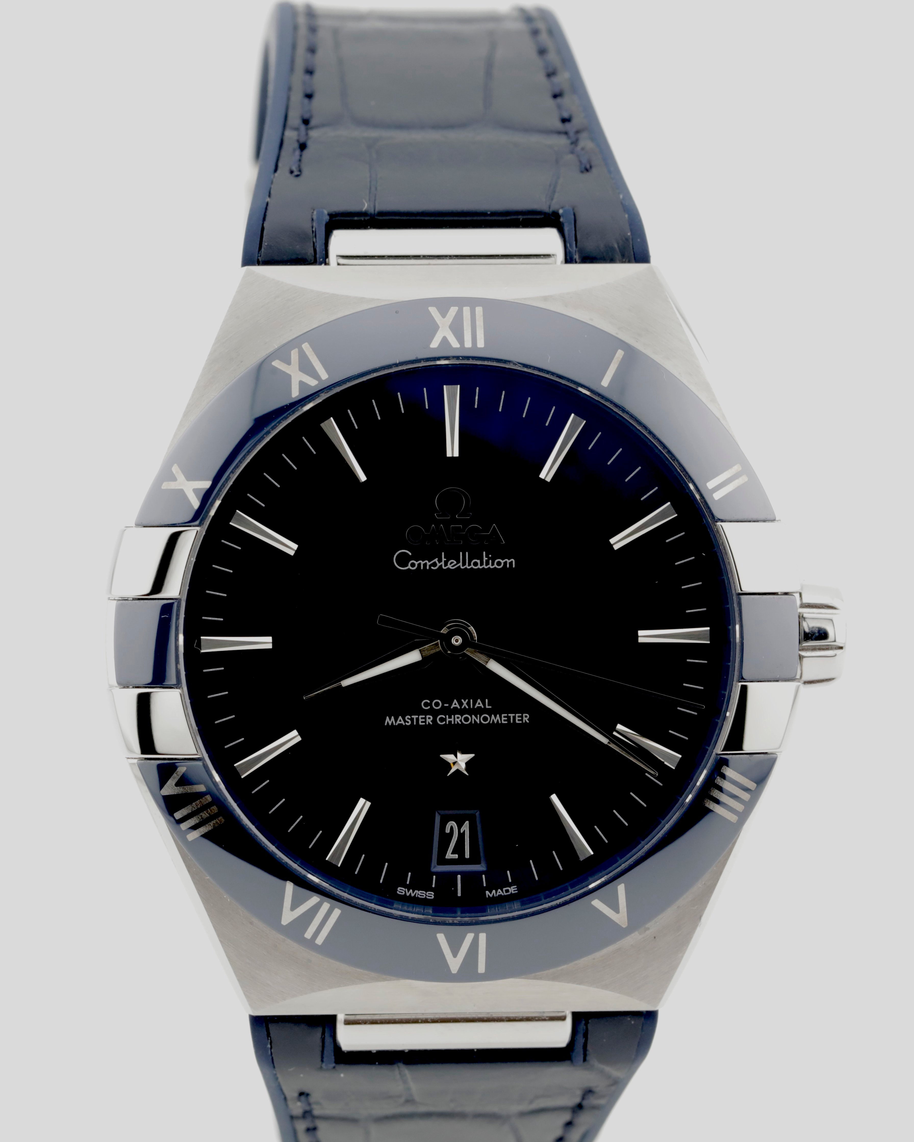 Pre-Owned Omega Constellation 41 Blue Ref# 13133412103001