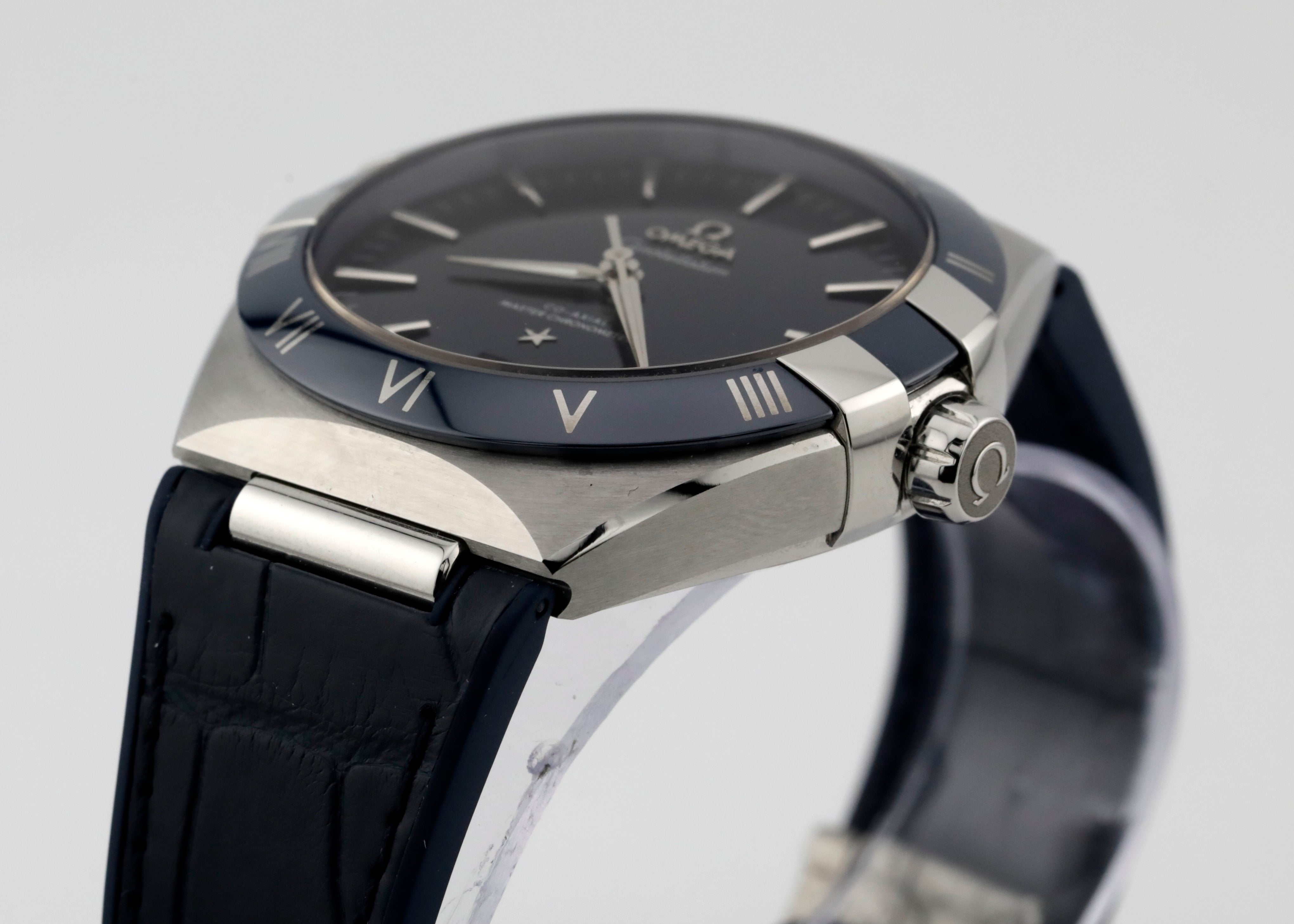 Pre-Owned Omega Constellation 41 Blue Ref# 13133412103001