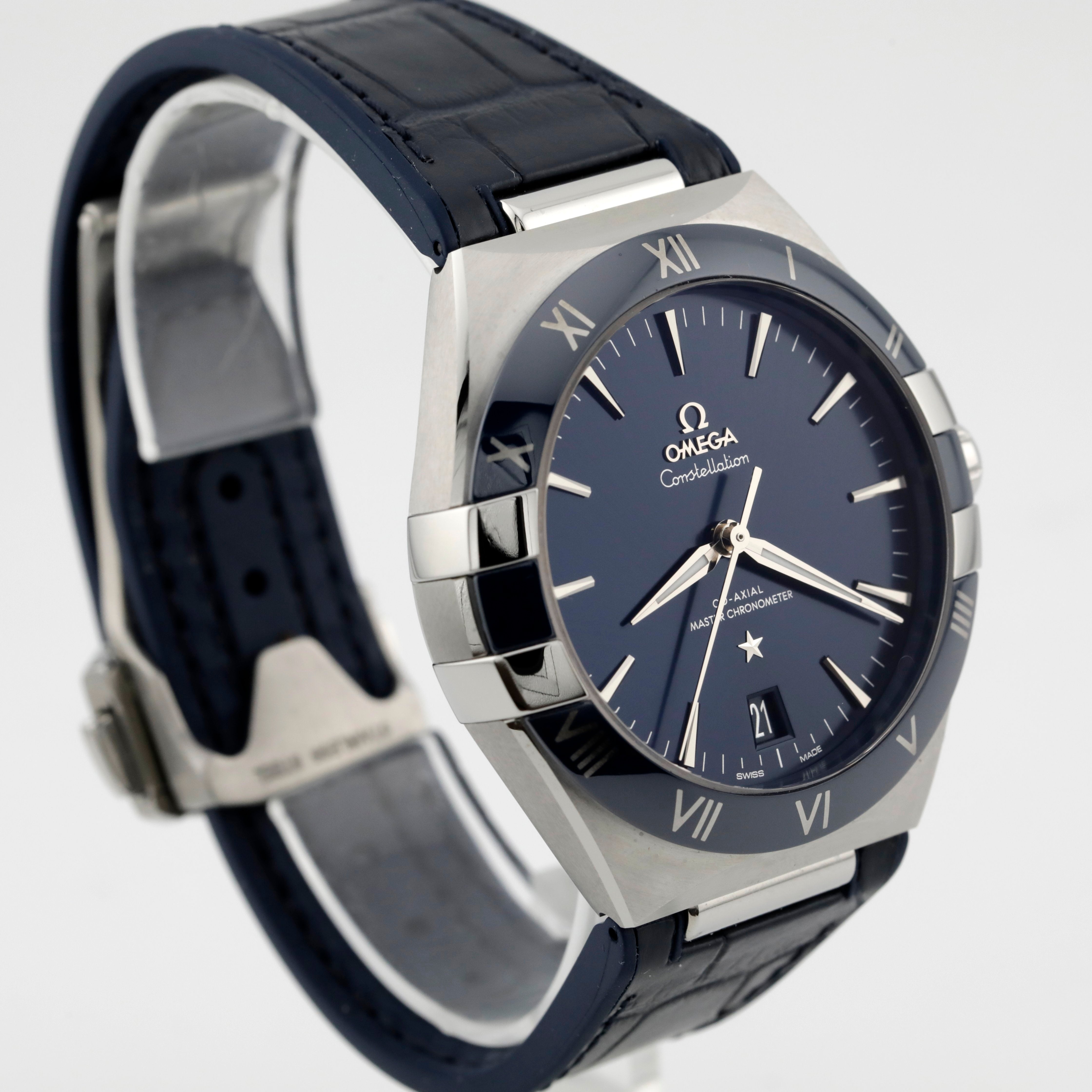 Pre-Owned Omega Constellation 41 Blue Ref# 13133412103001
