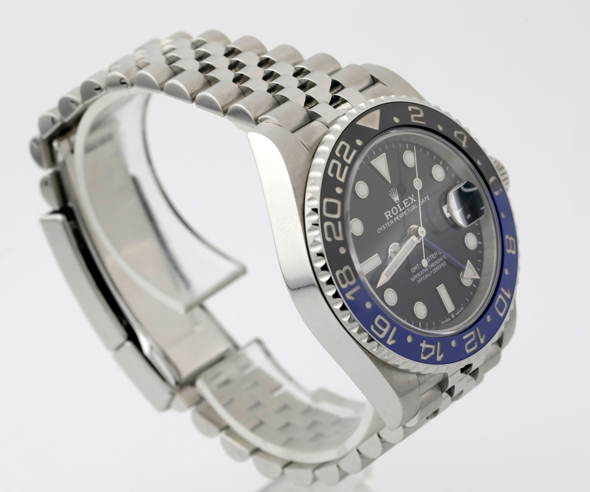 Pre Owned Rolex GMT Master II Batgirl, REF. 126710BLNR