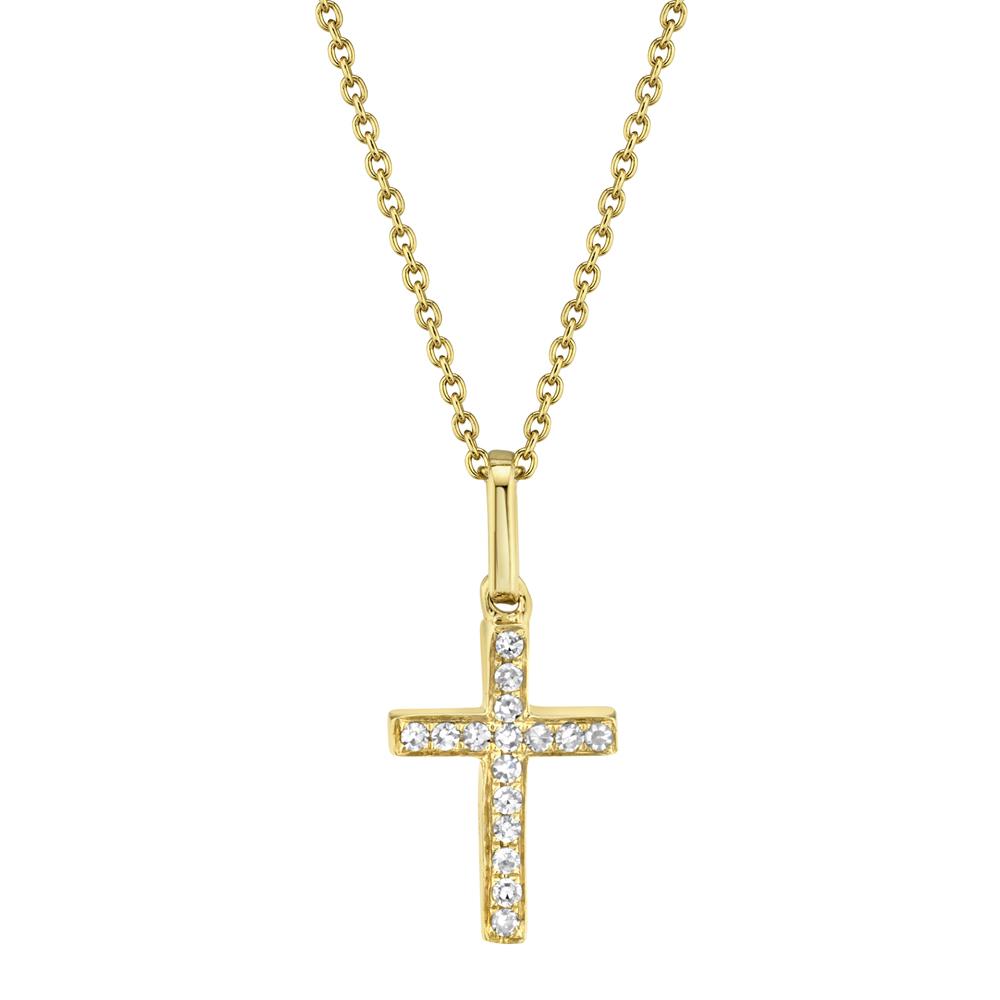 Shy Creation Diamond Cross Pendant