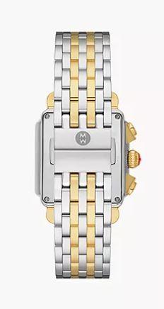 Michele Deco Two-Tone 18K Gold-Plated Diamond Dial Ref# MWW06A000779