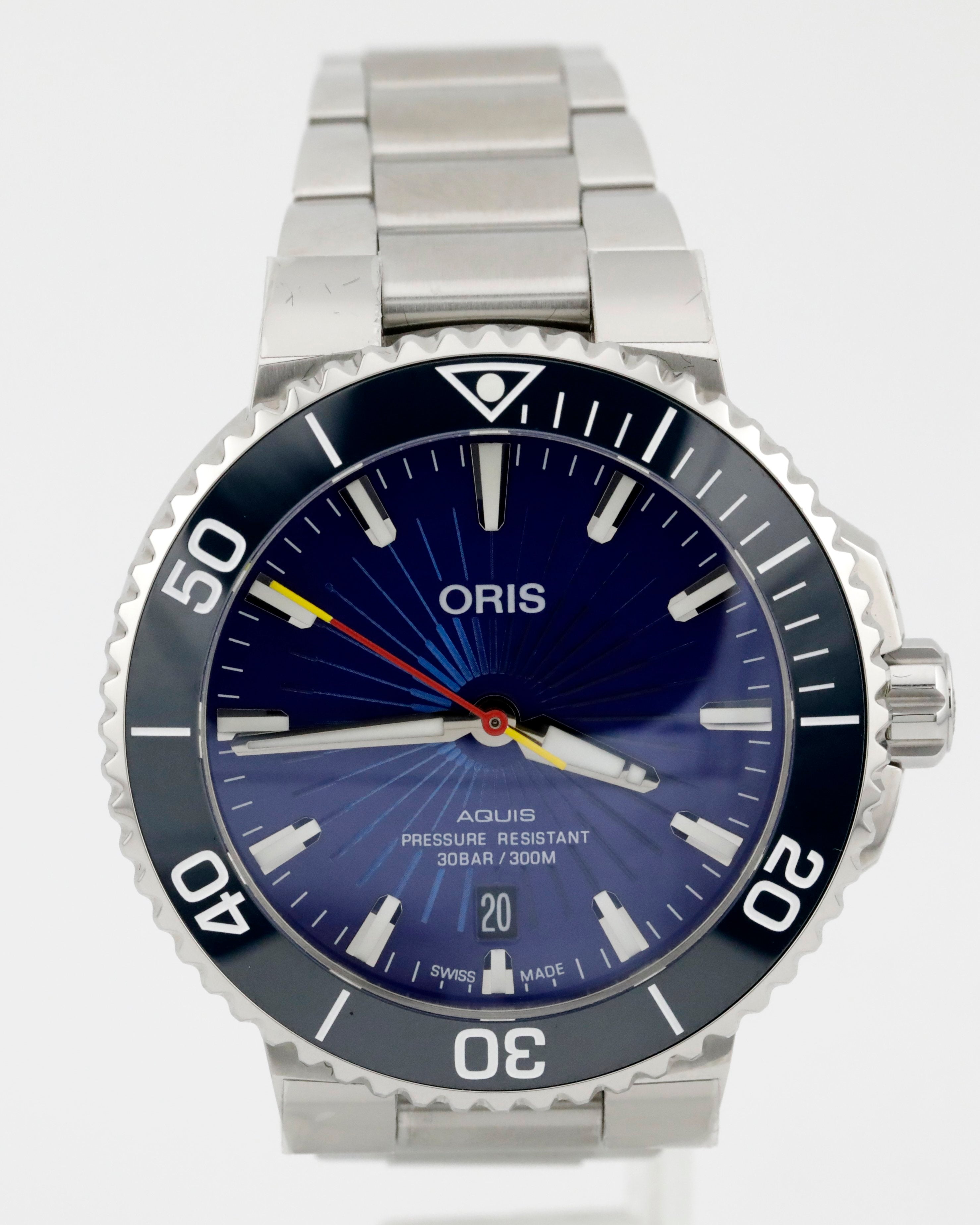 Pre Owned Oris Aquis Sun Wukong Limitied Edition Ref# 0173377664185-set