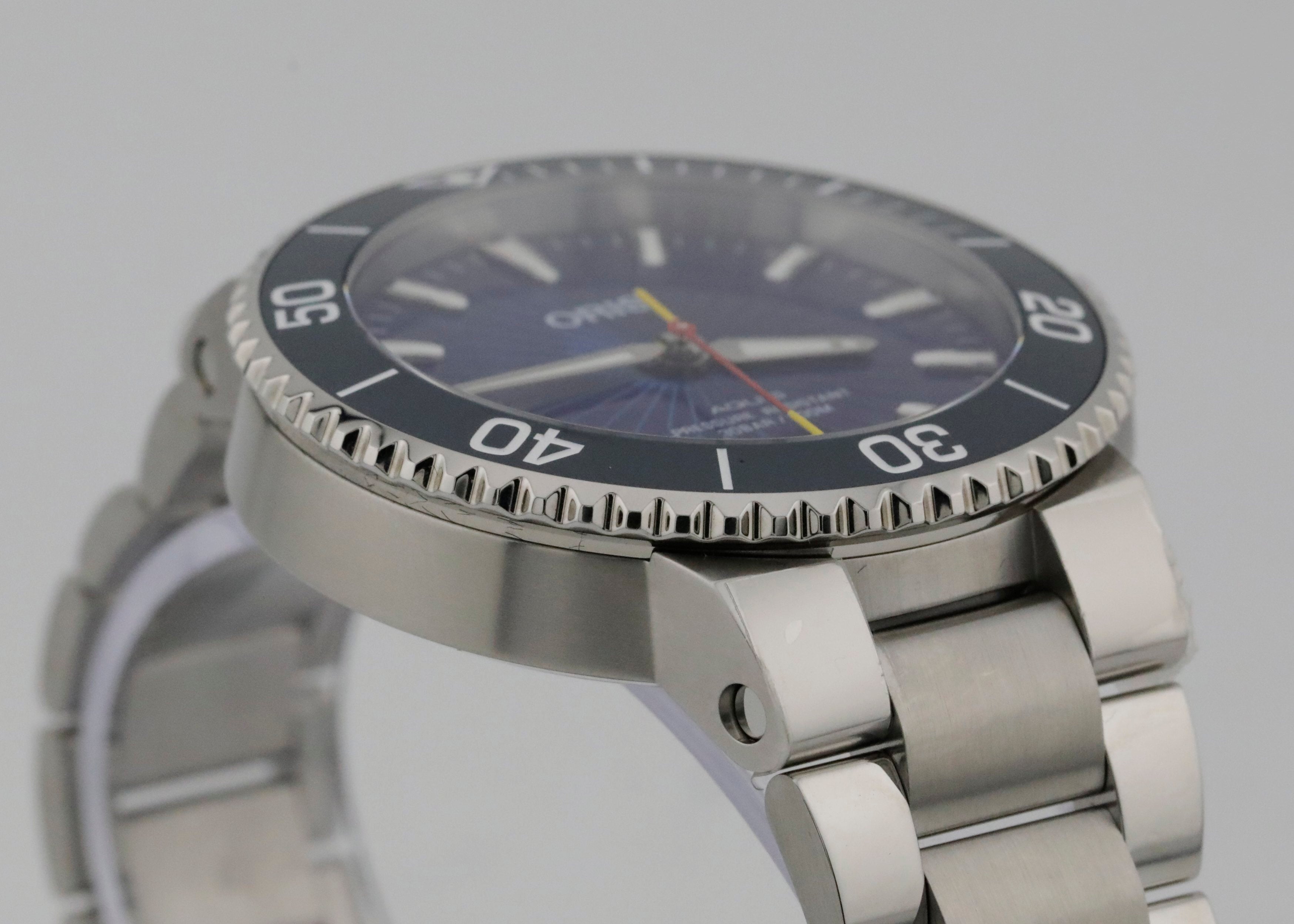 Pre Owned Oris Aquis Sun Wukong Limitied Edition Ref# 0173377664185-set