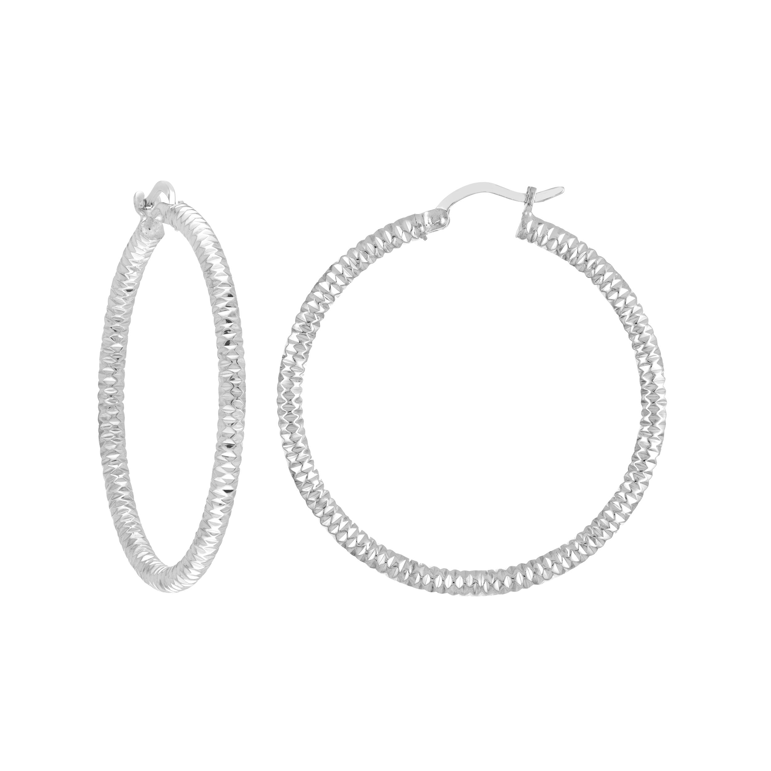 Sterling Silver Hoop Earrings