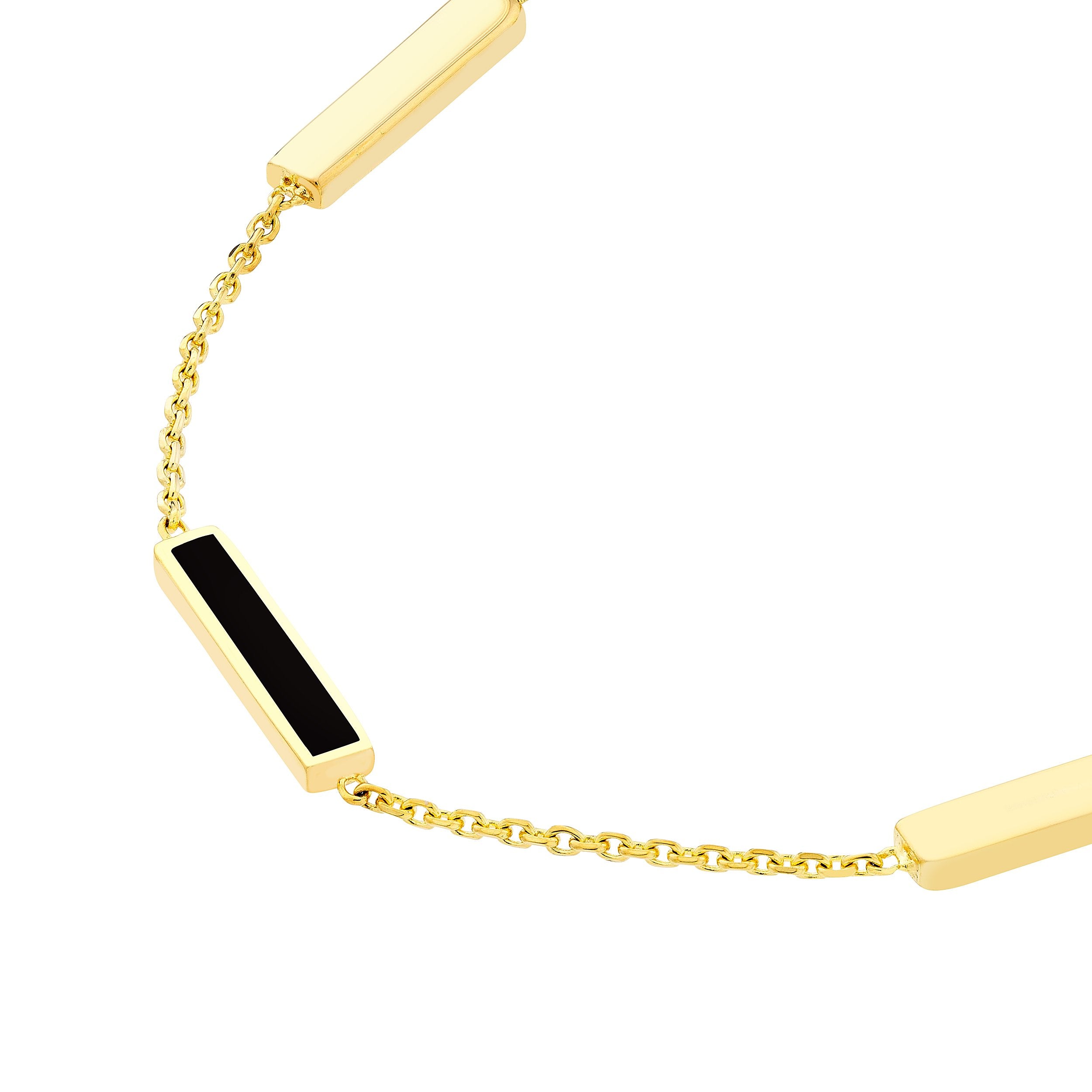 Gold and Enamel Bracelet