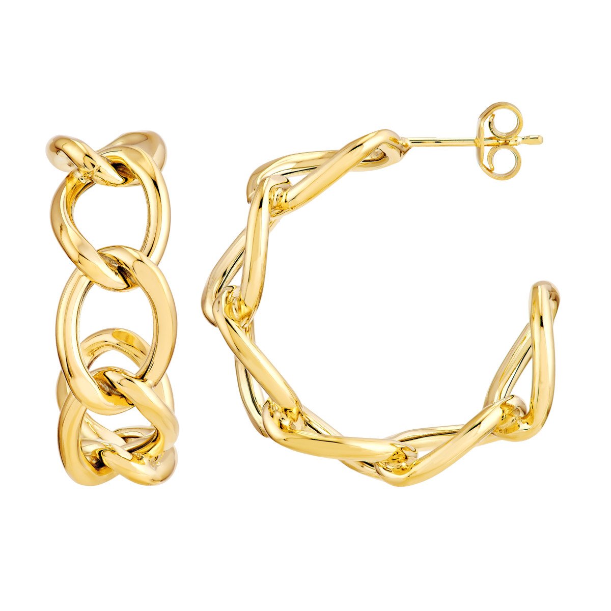 Gold Hoop Earrings