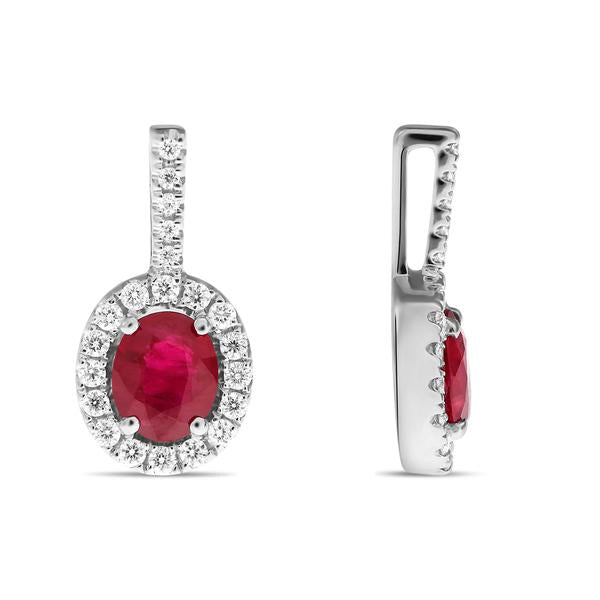 Ruby and Diamond Pendant