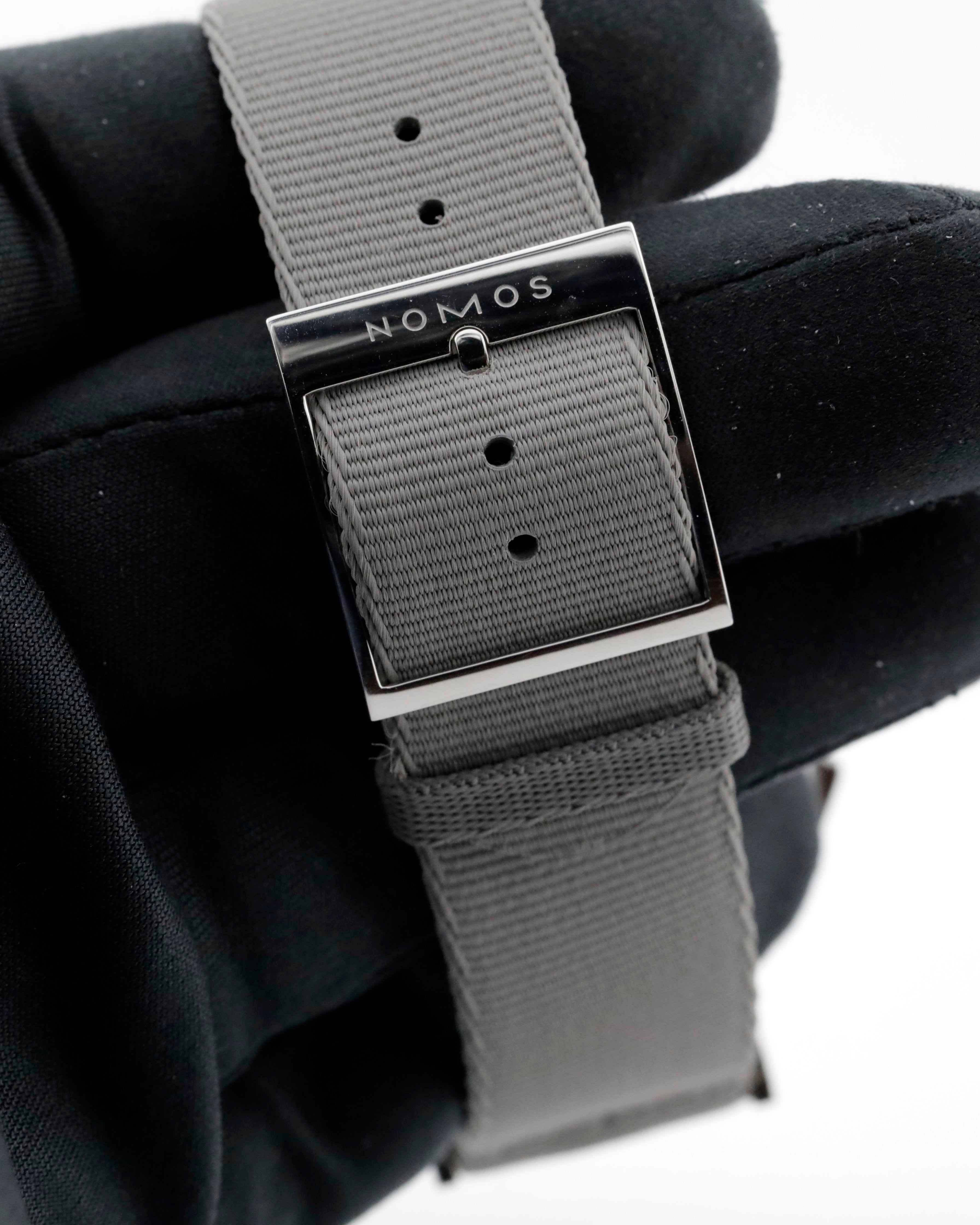 Pre-Owned Nomos Glashutte Ahoi Neomatik 38 Date Sand Ref# 517