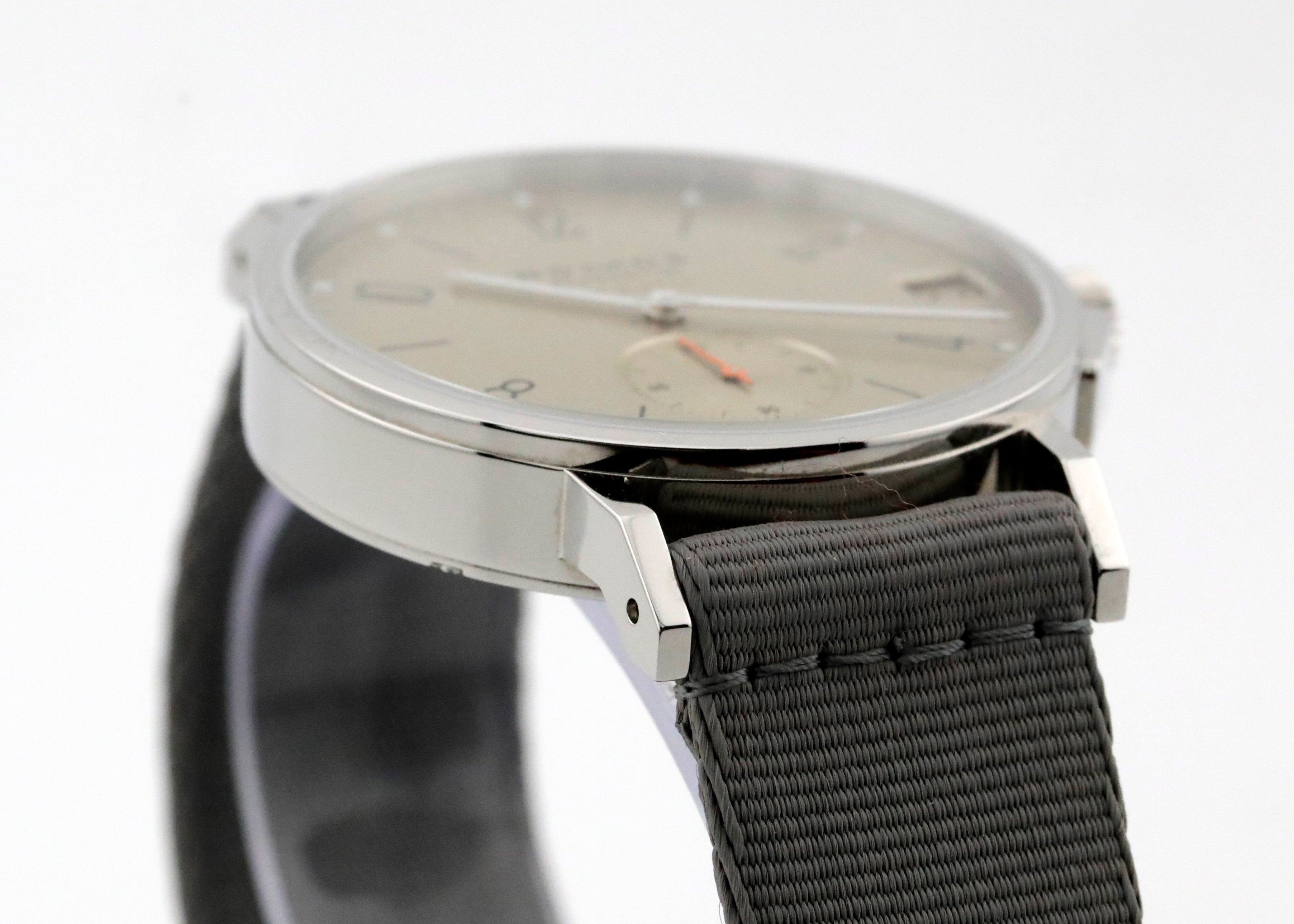 Pre-Owned Nomos Glashutte Ahoi Neomatik 38 Date Sand Ref# 517