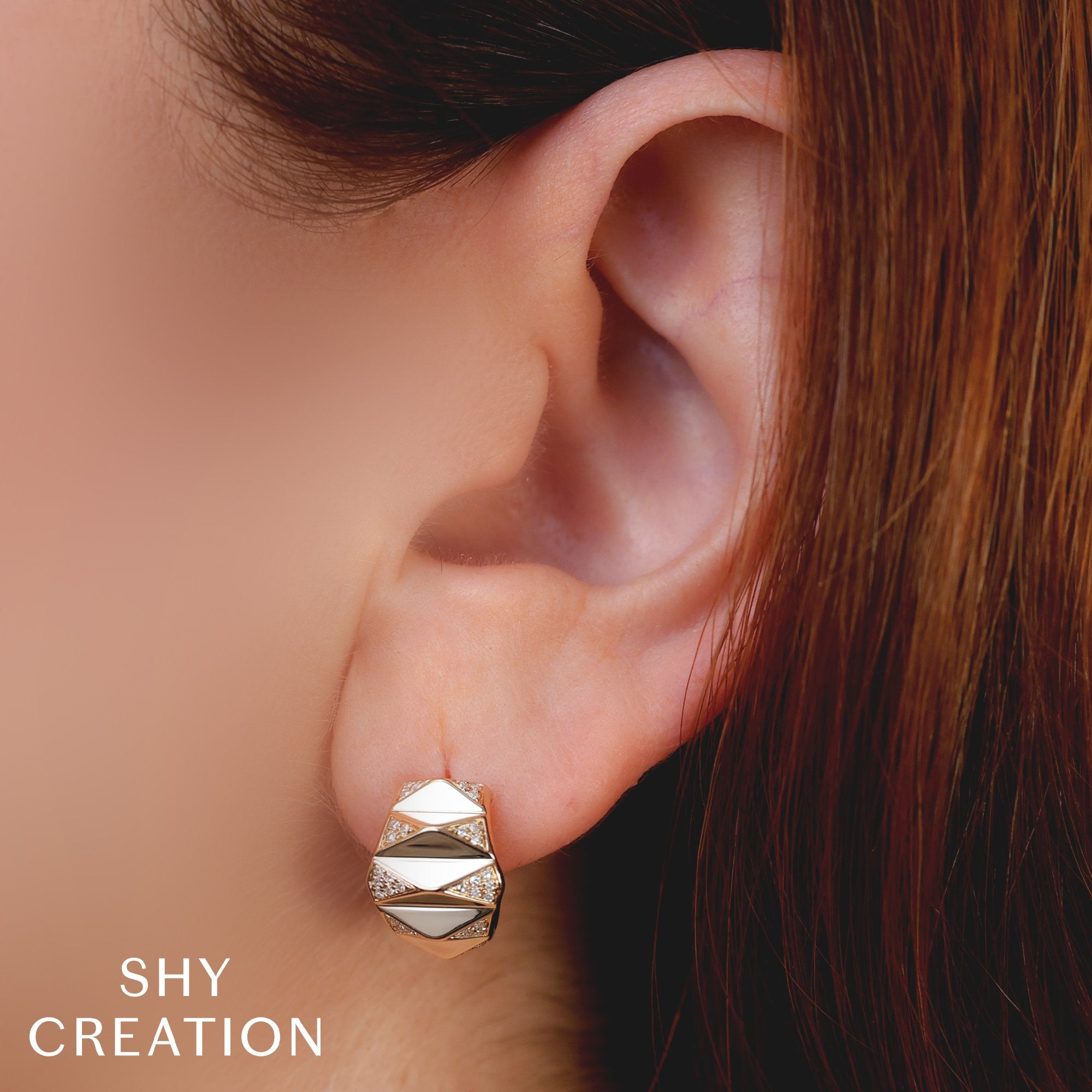 Shy Creation Diamond Earrings