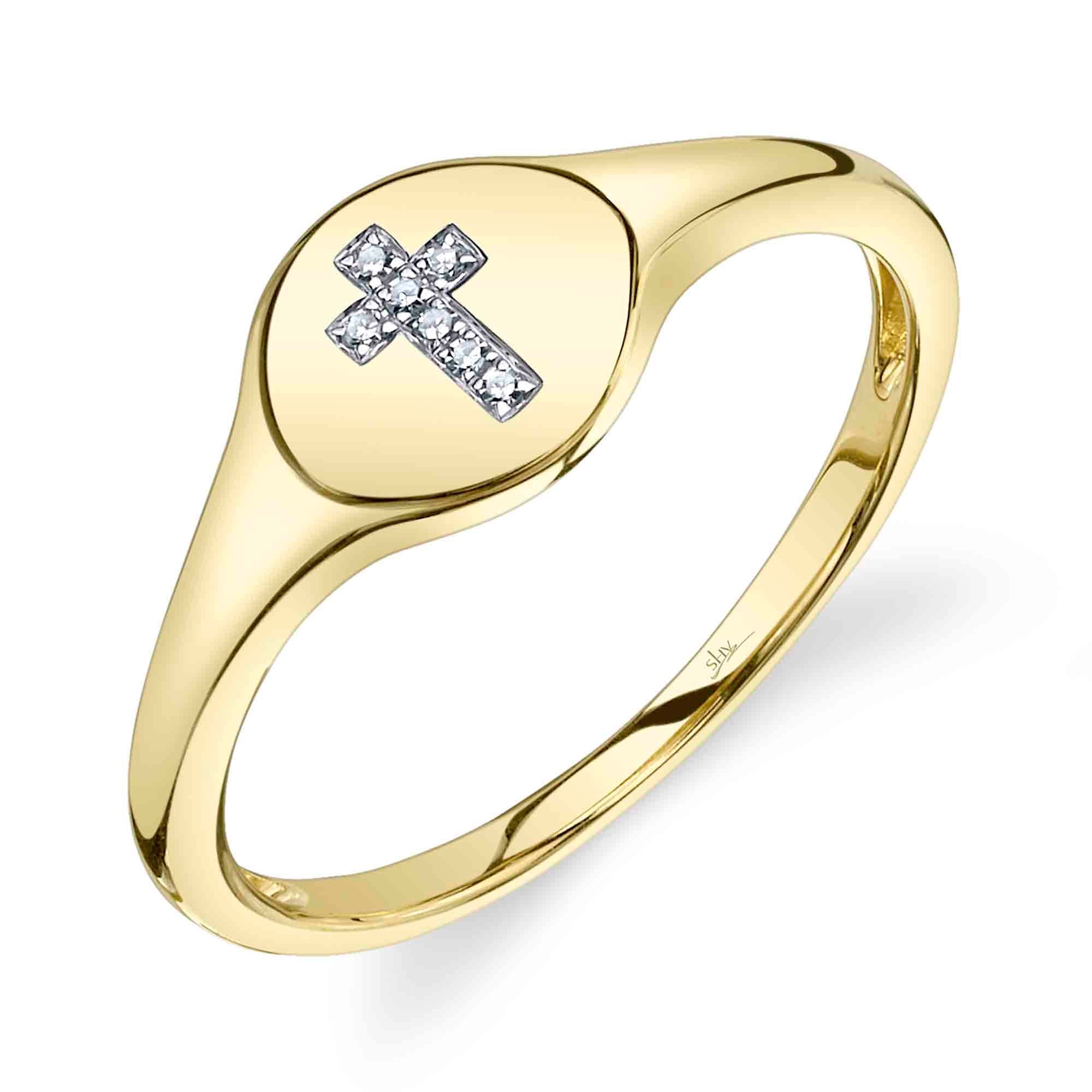 Shy Creation Cross Ring