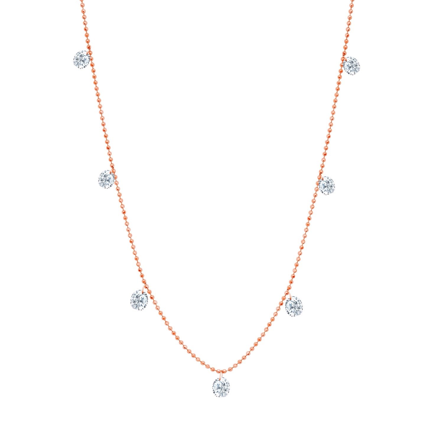 Graziela Floating Diamond Necklace