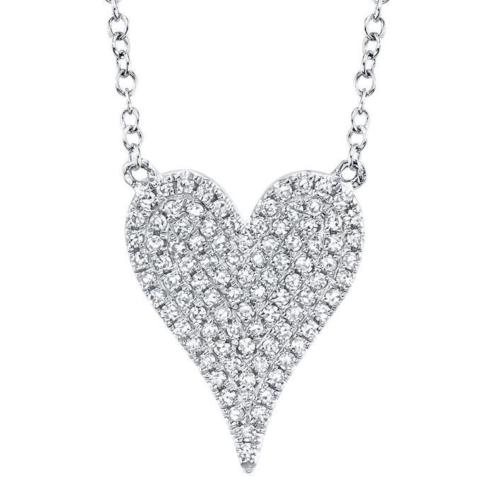 Shy Creation Diamond Heart Necklace